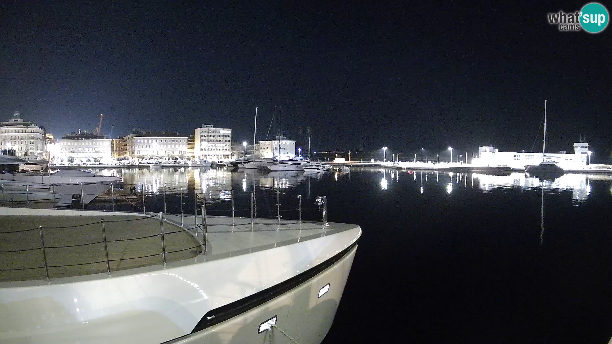 Botel Marina cámara web en vivo Rijeka