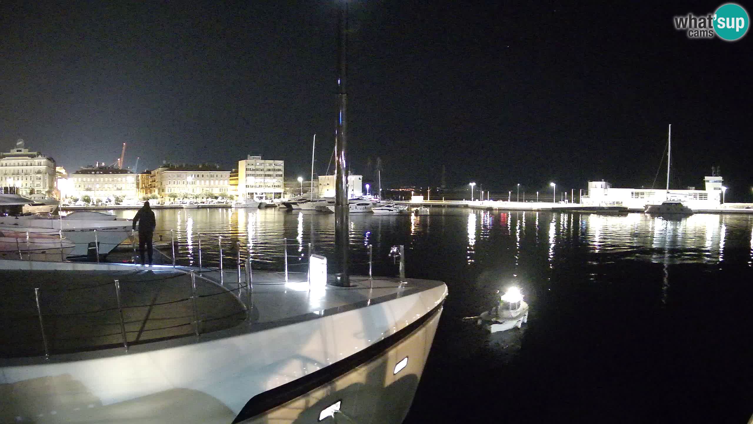 Botel Marina cámara web en vivo Rijeka