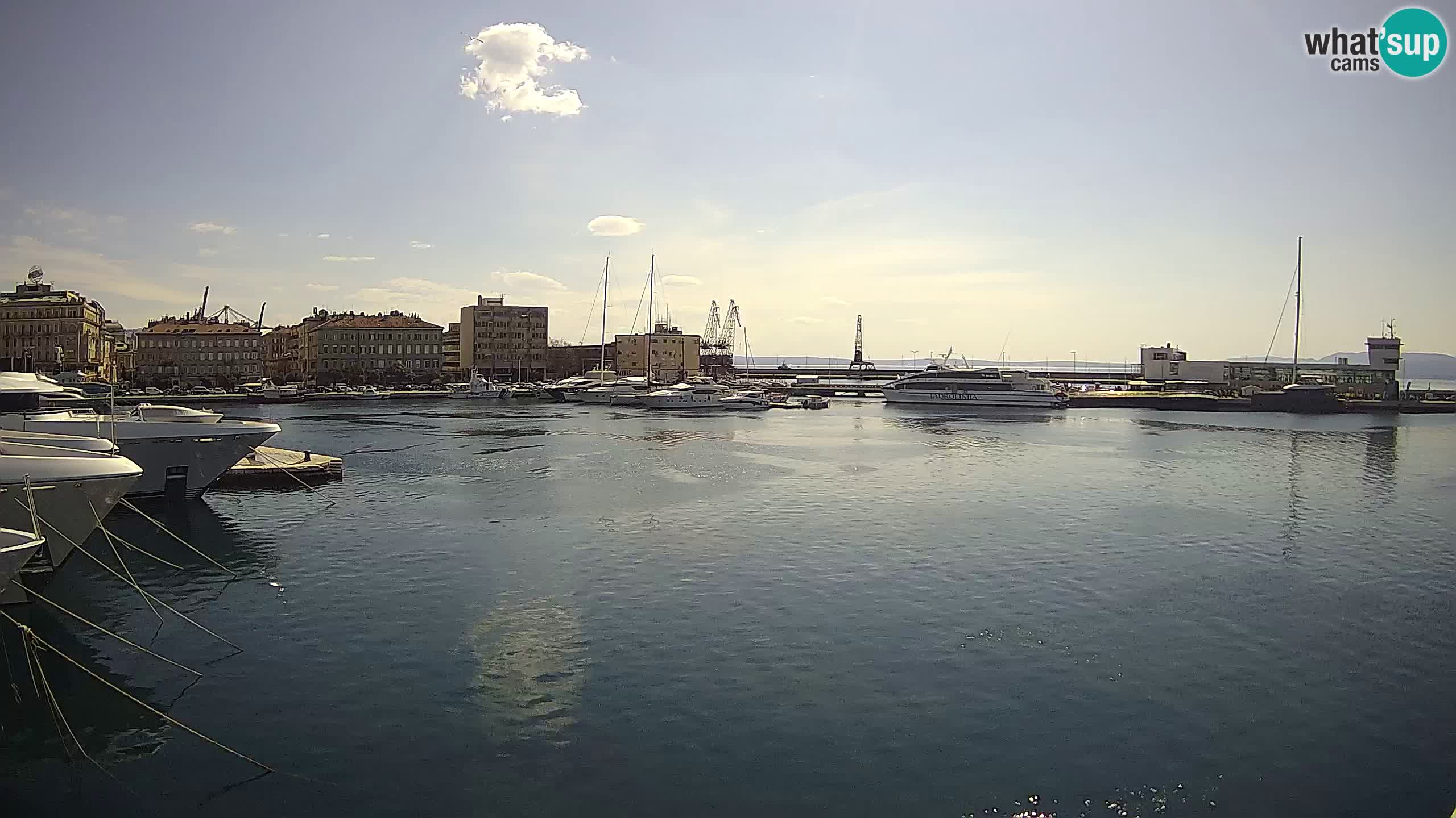 Rijeka – Botel Marina webcam en direct