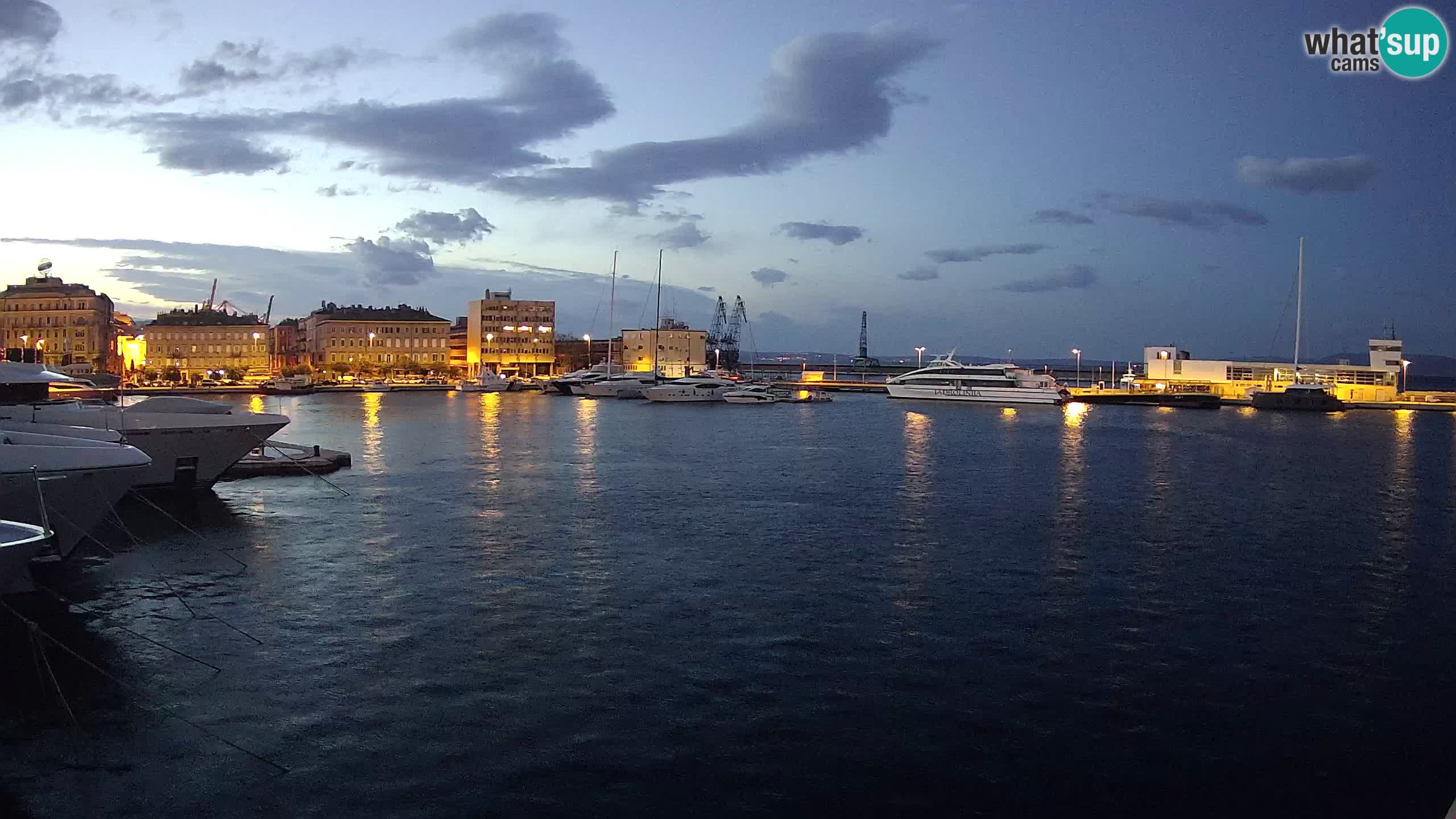 Rijeka – Botel Marina web kamera