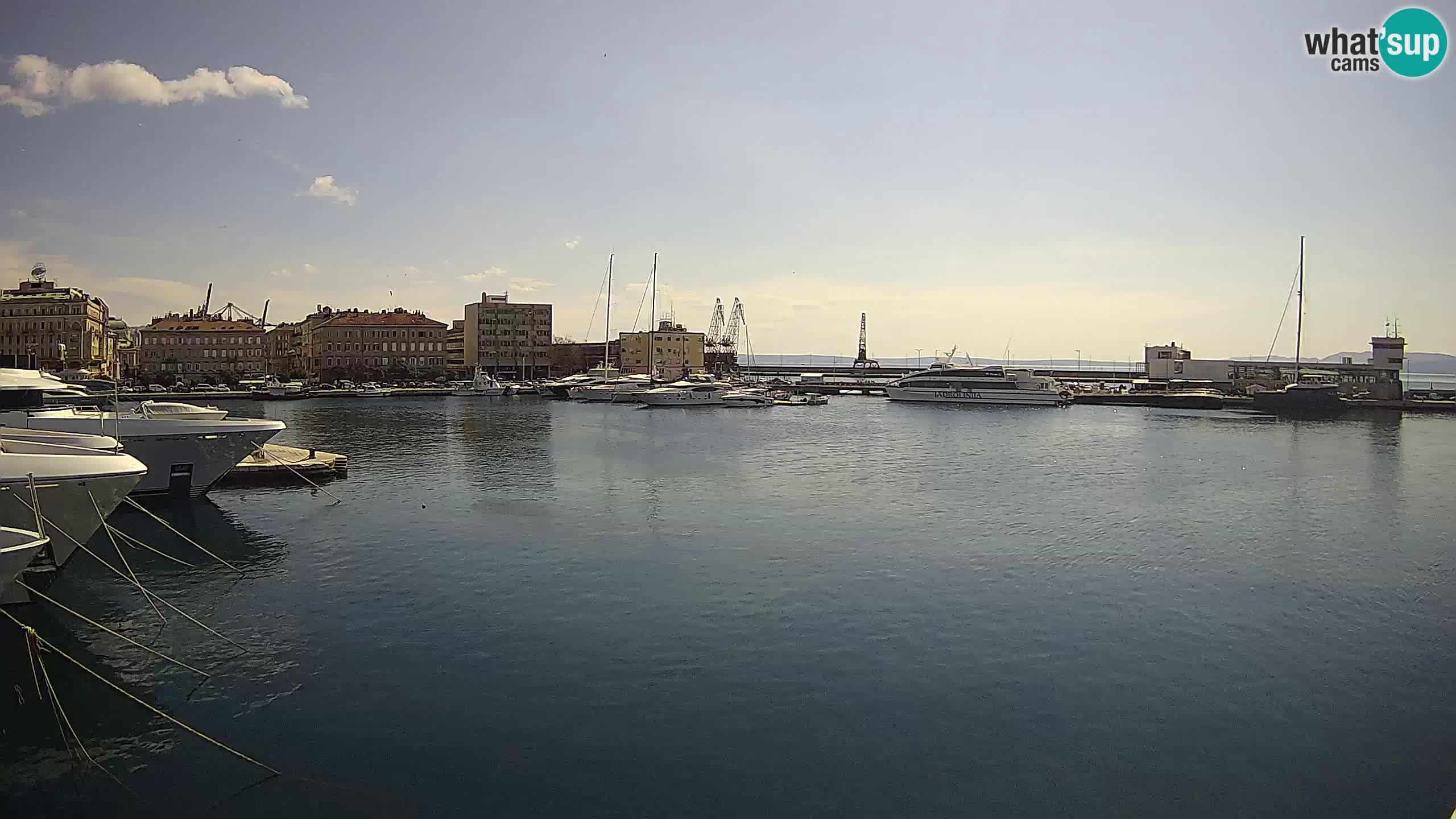 Rijeka – Botel Marina webcam en direct