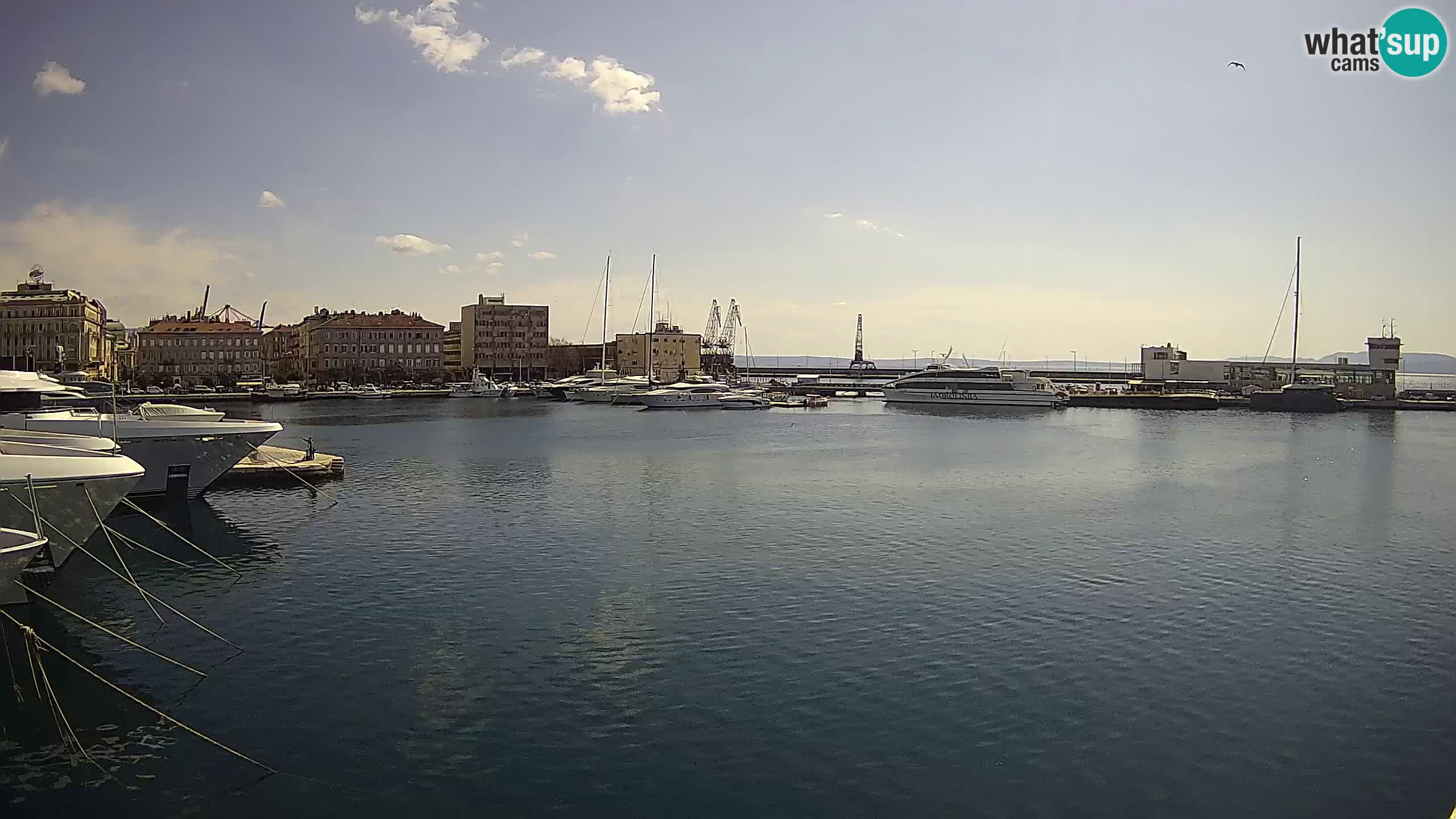 Rijeka – Botel Marina web kamera