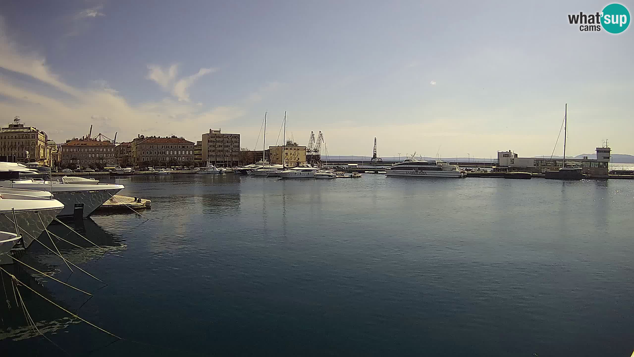 Rijeka – Botel Marina webcam en direct