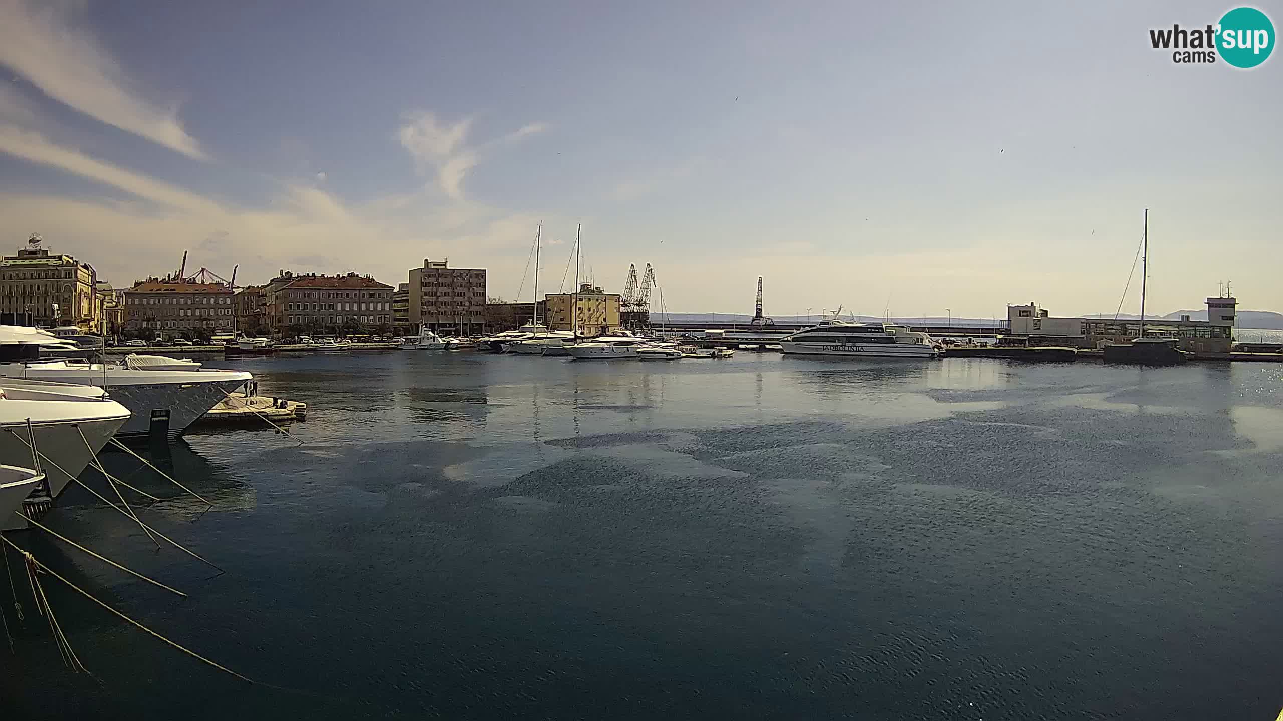 Rijeka – Botel Marina webcam en direct