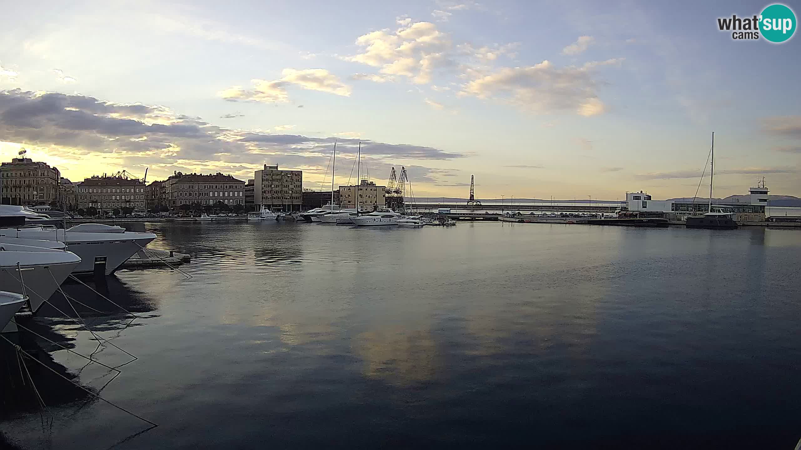 Botel Marina cámara web en vivo Rijeka