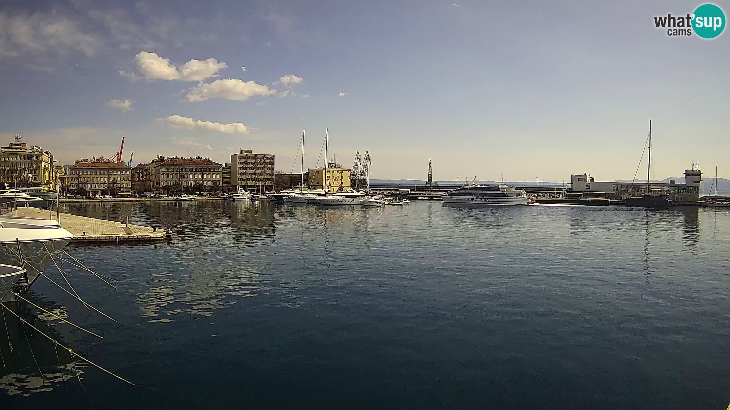Rijeka – Botel Marina webcam en direct