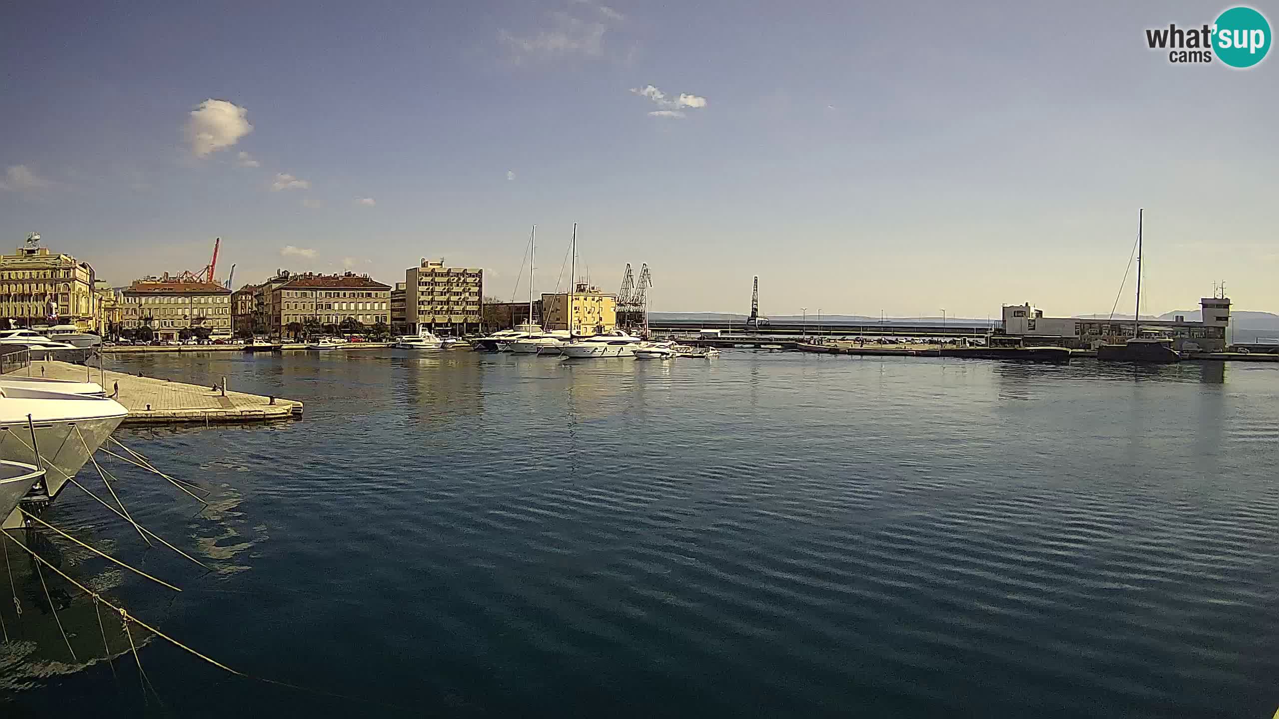 Rijeka – Botel Marina web kamera
