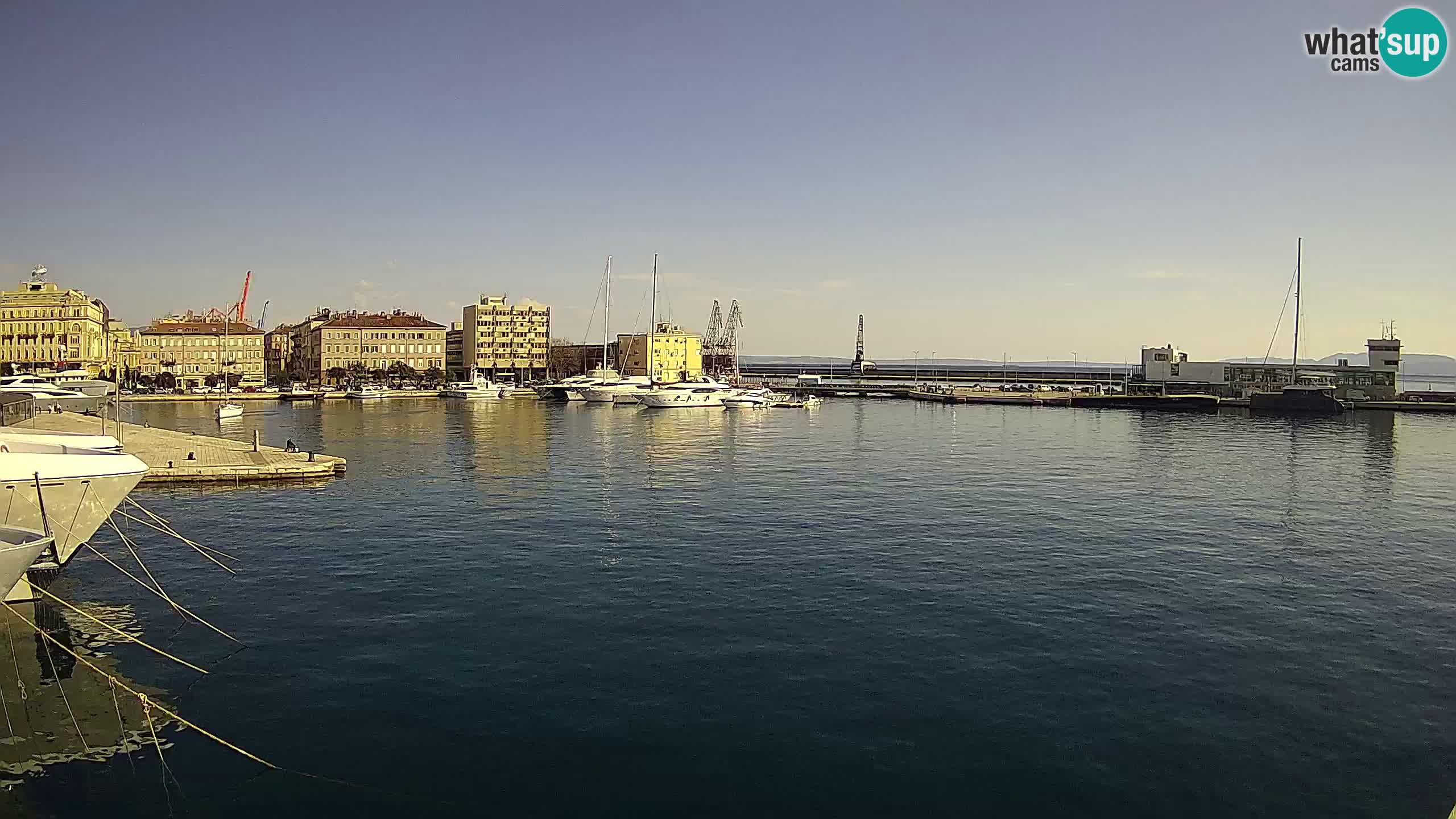 Rijeka – Botel Marina web kamera
