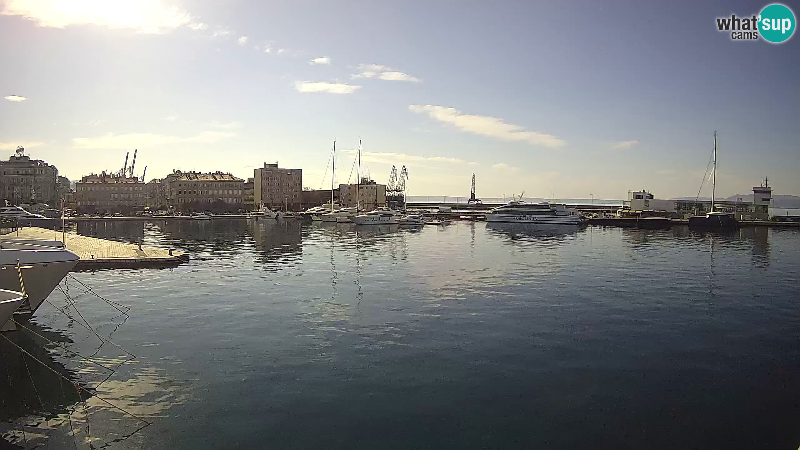 Rijeka – Botel Marina web kamera