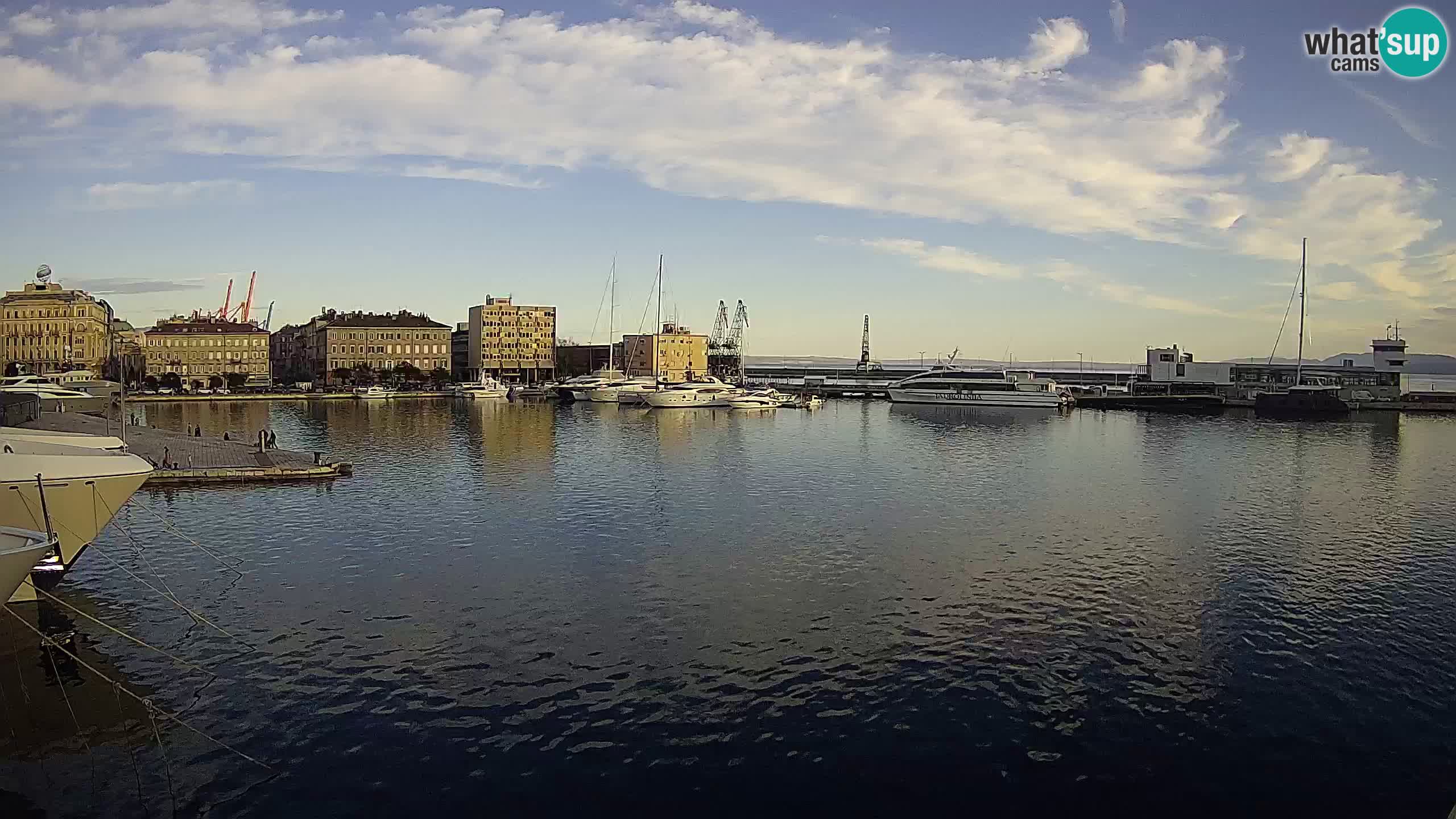 Rijeka – Botel Marina webcam en direct