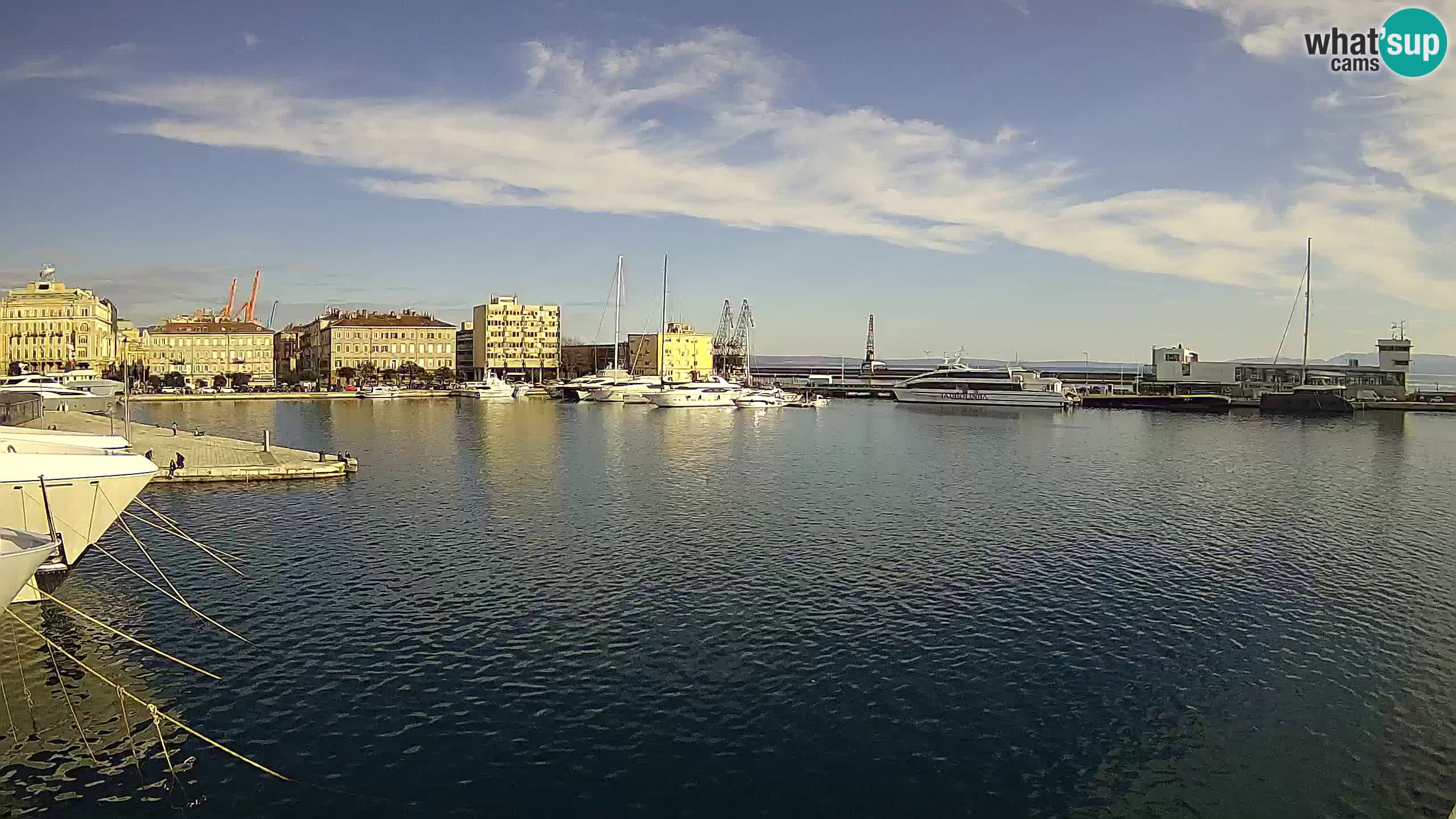 Rijeka – Botel Marina webcam en direct