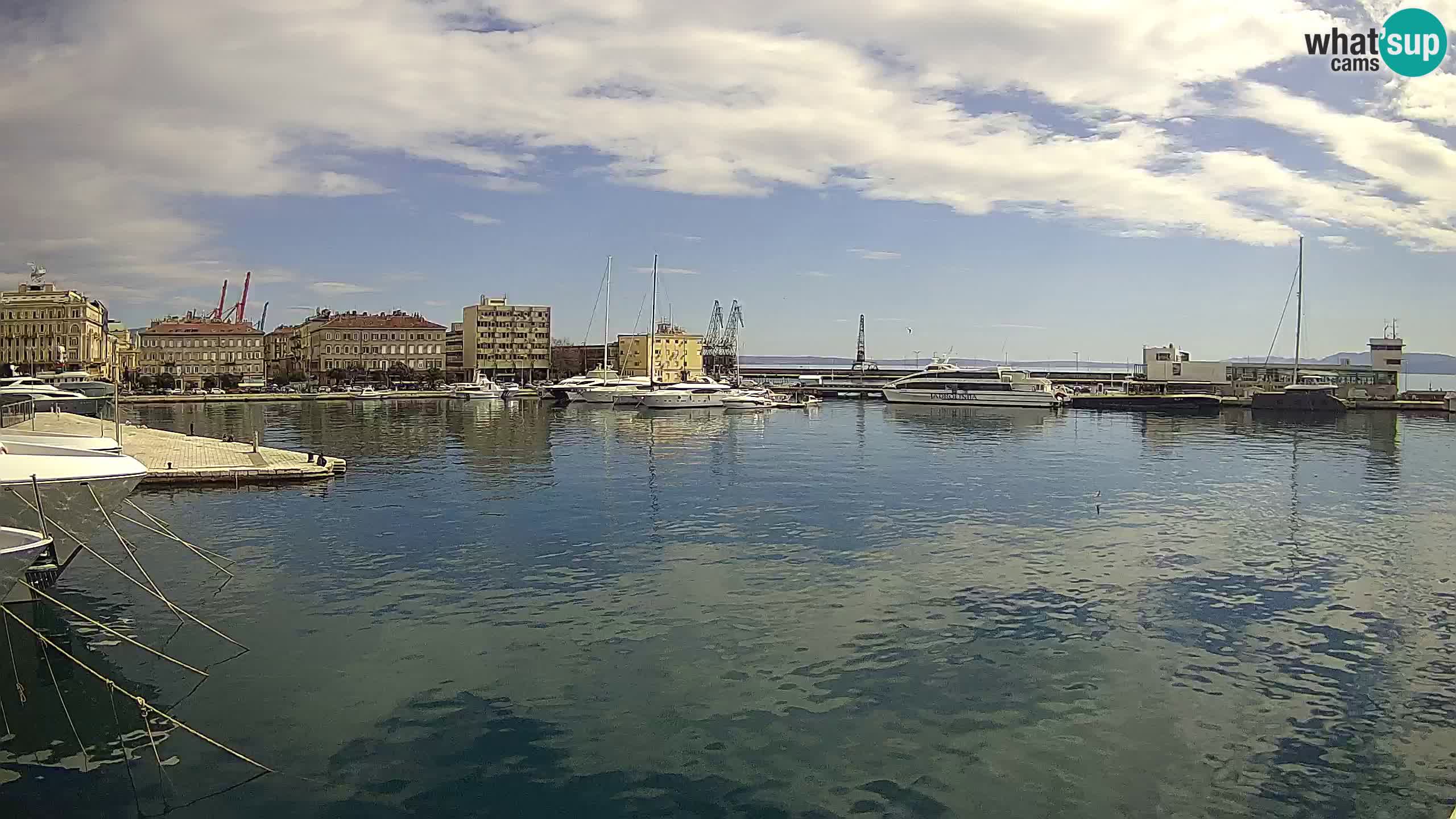 Botel Marina cámara web en vivo Rijeka