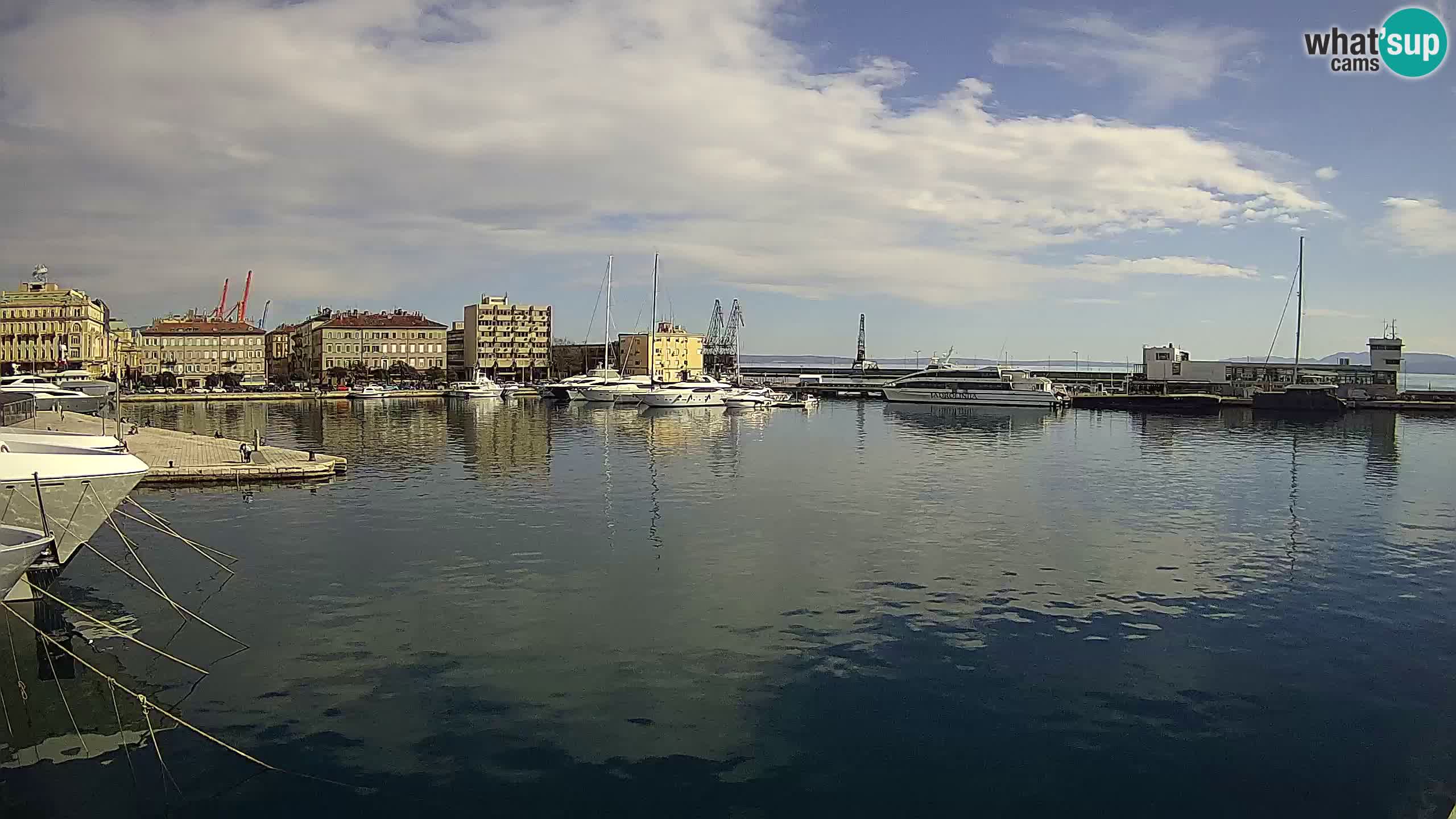 Rijeka – Botel Marina webcam en direct