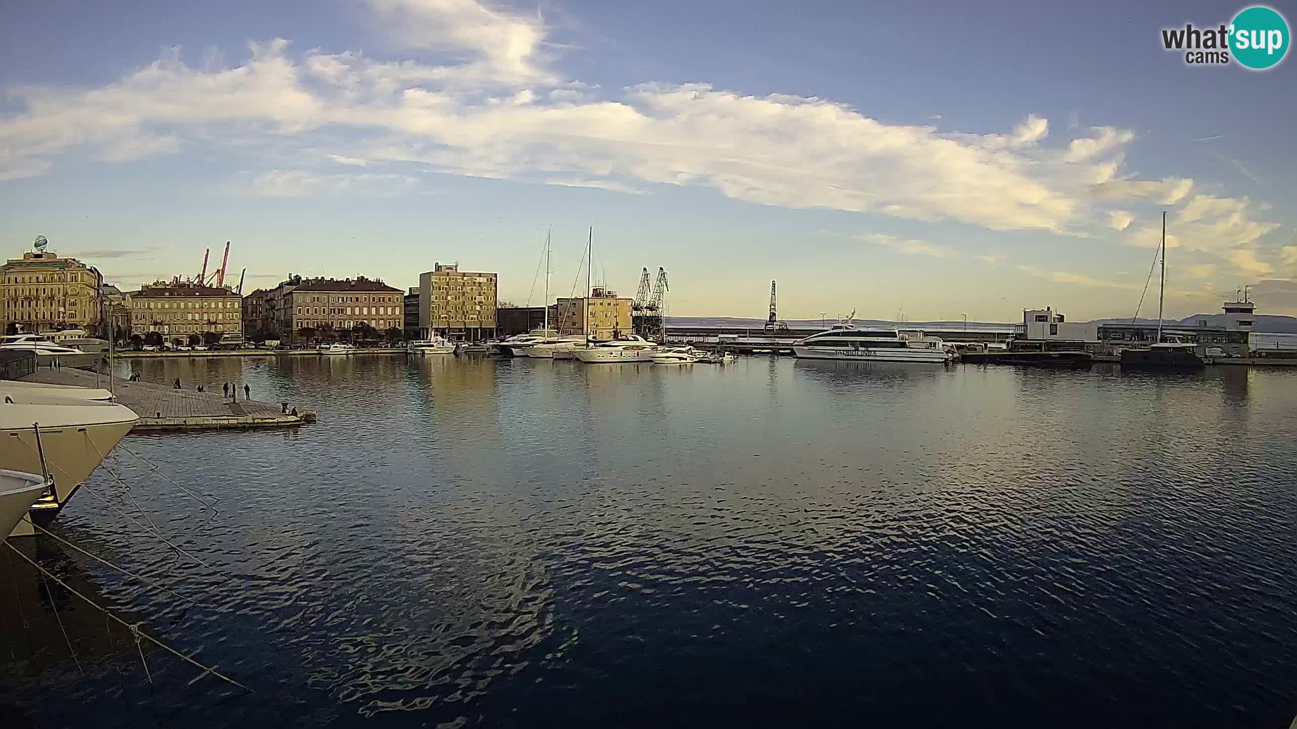 Rijeka – Botel Marina webcam en direct