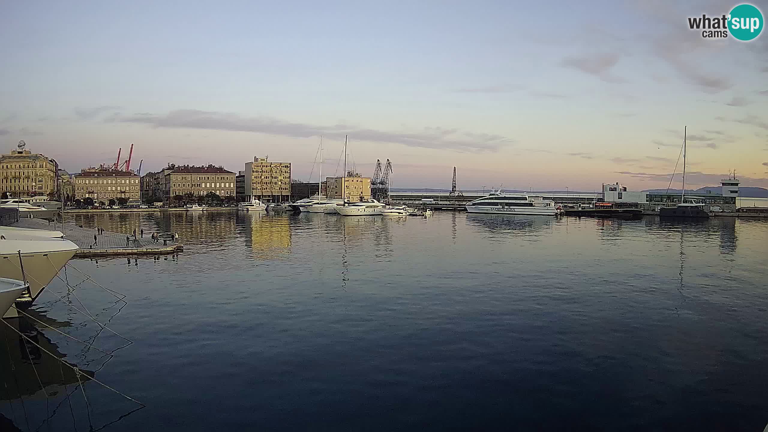Rijeka – Botel Marina webcam en direct