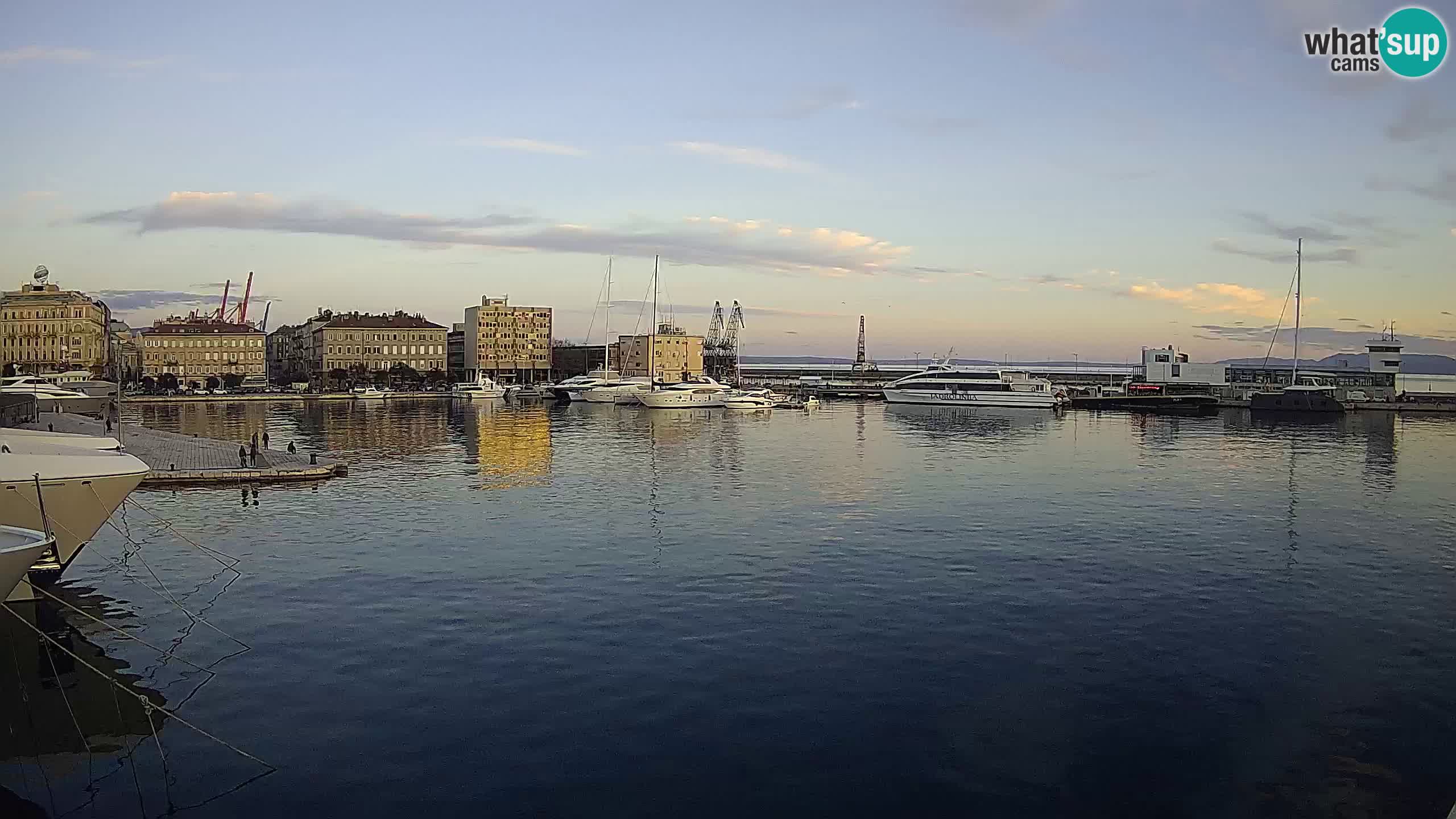 Rijeka – Botel Marina web kamera