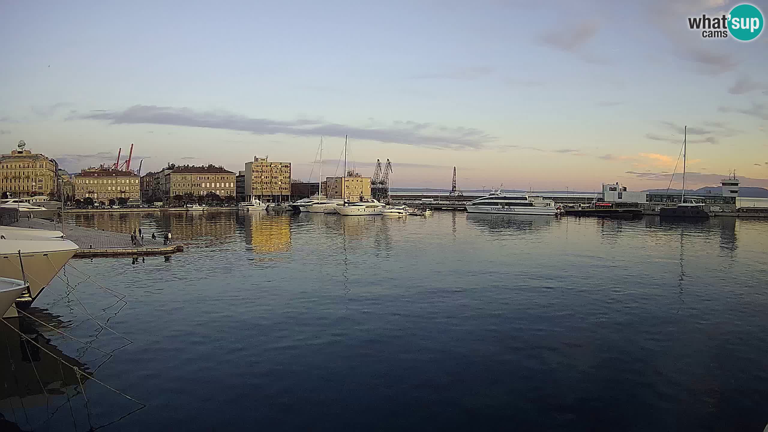 Rijeka – Botel Marina webcam en direct