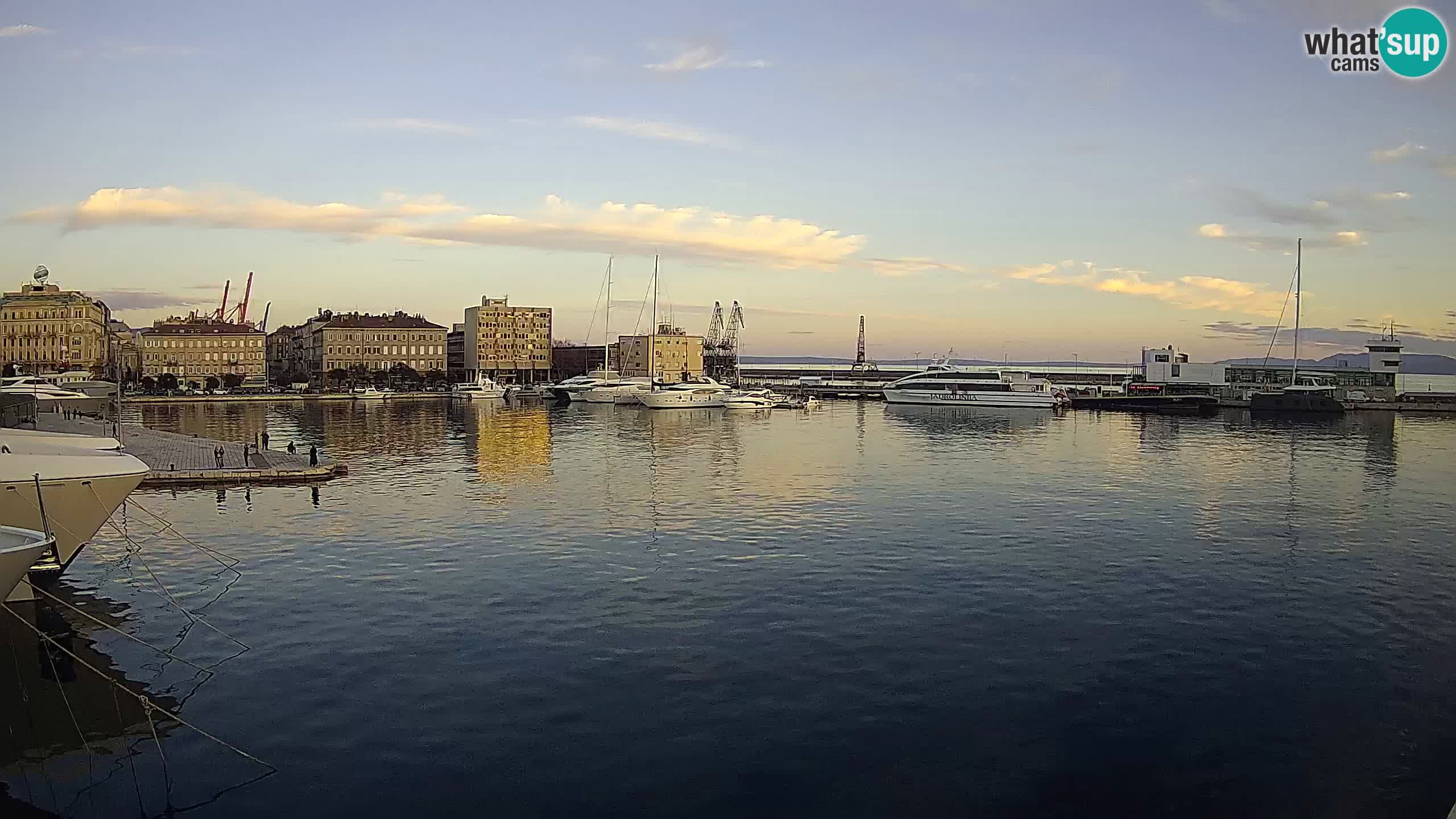 Rijeka – Botel Marina webcam en direct
