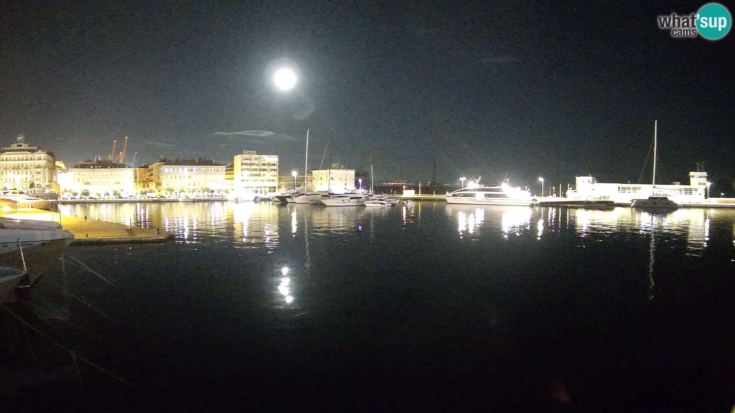 Botel Marina cámara web en vivo Rijeka