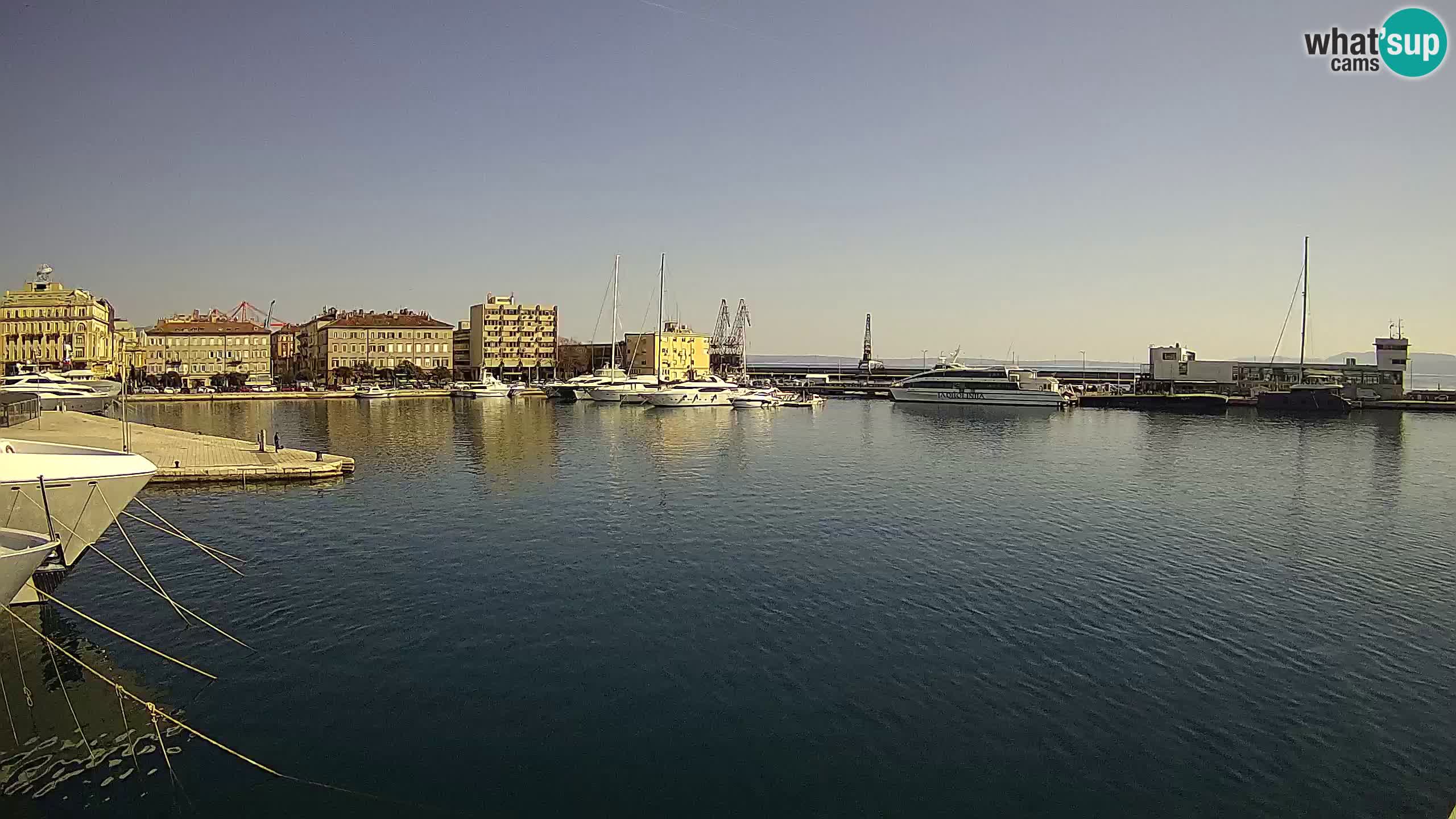 Rijeka – Botel Marina webcam en direct