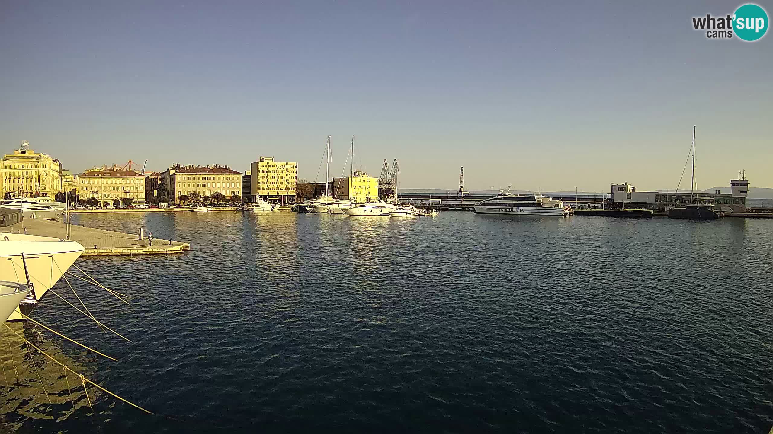 Rijeka – Botel Marina webcam en direct