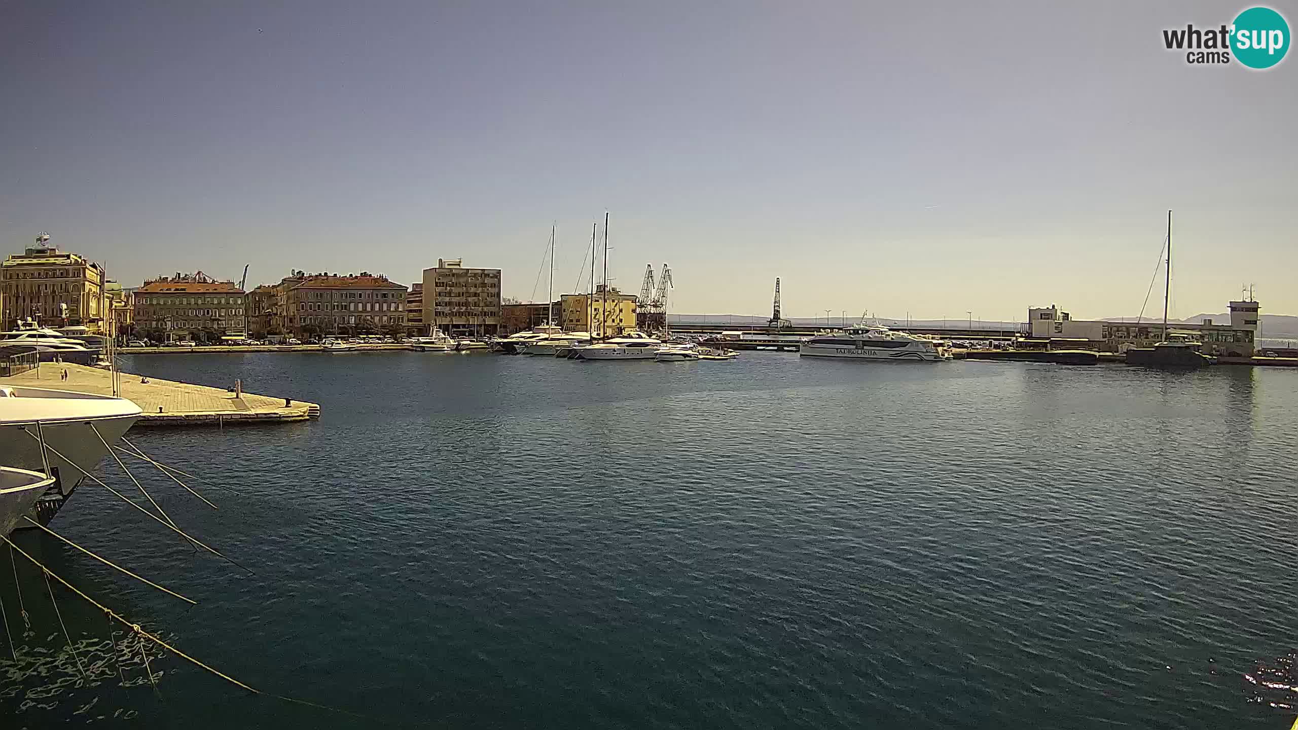 Botel Marina cámara web en vivo Rijeka