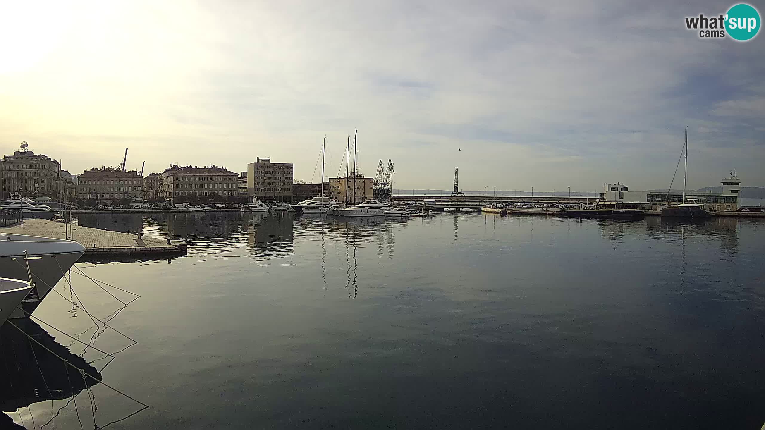Rijeka – Botel Marina webcam en direct
