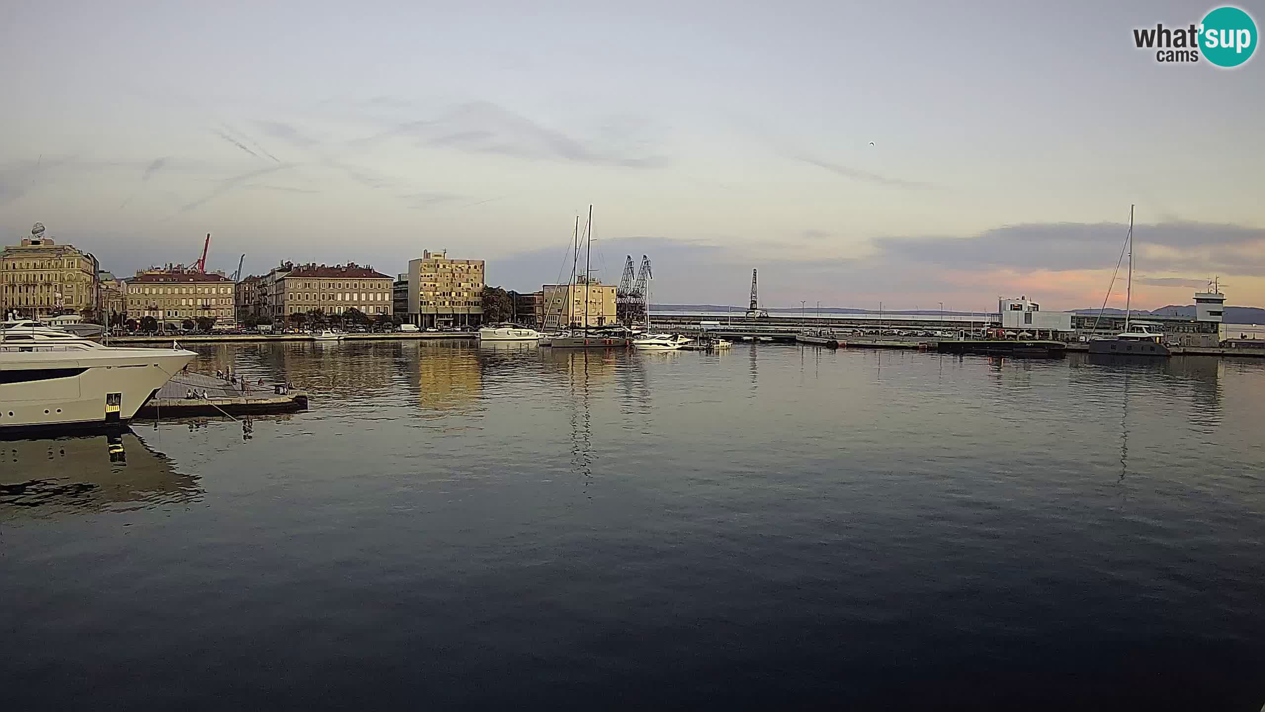 Botel Marina cámara web en vivo Rijeka