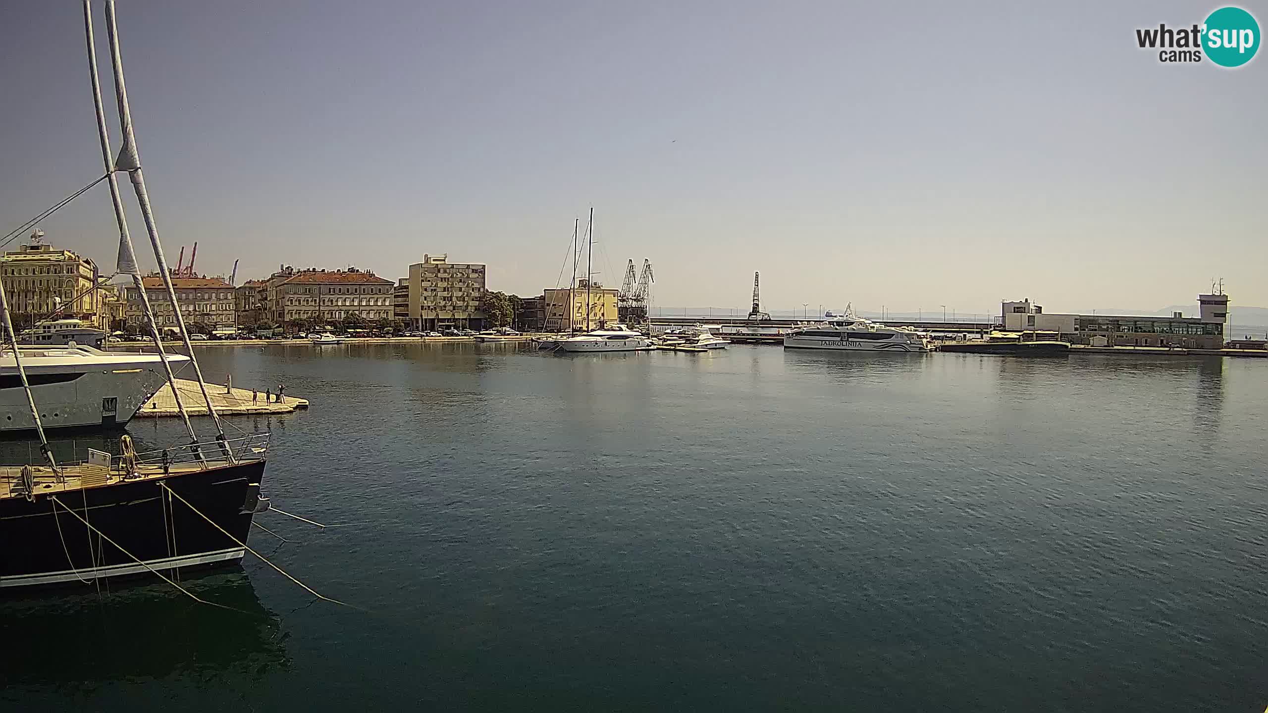 Rijeka – Botel Marina web kamera