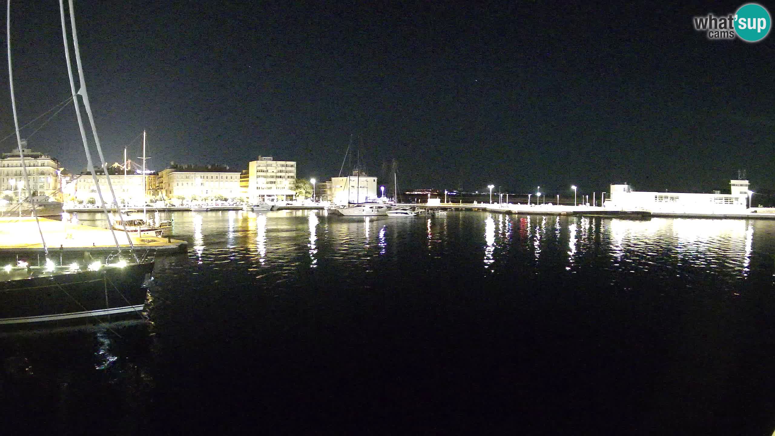 Botel Marina cámara web en vivo Rijeka
