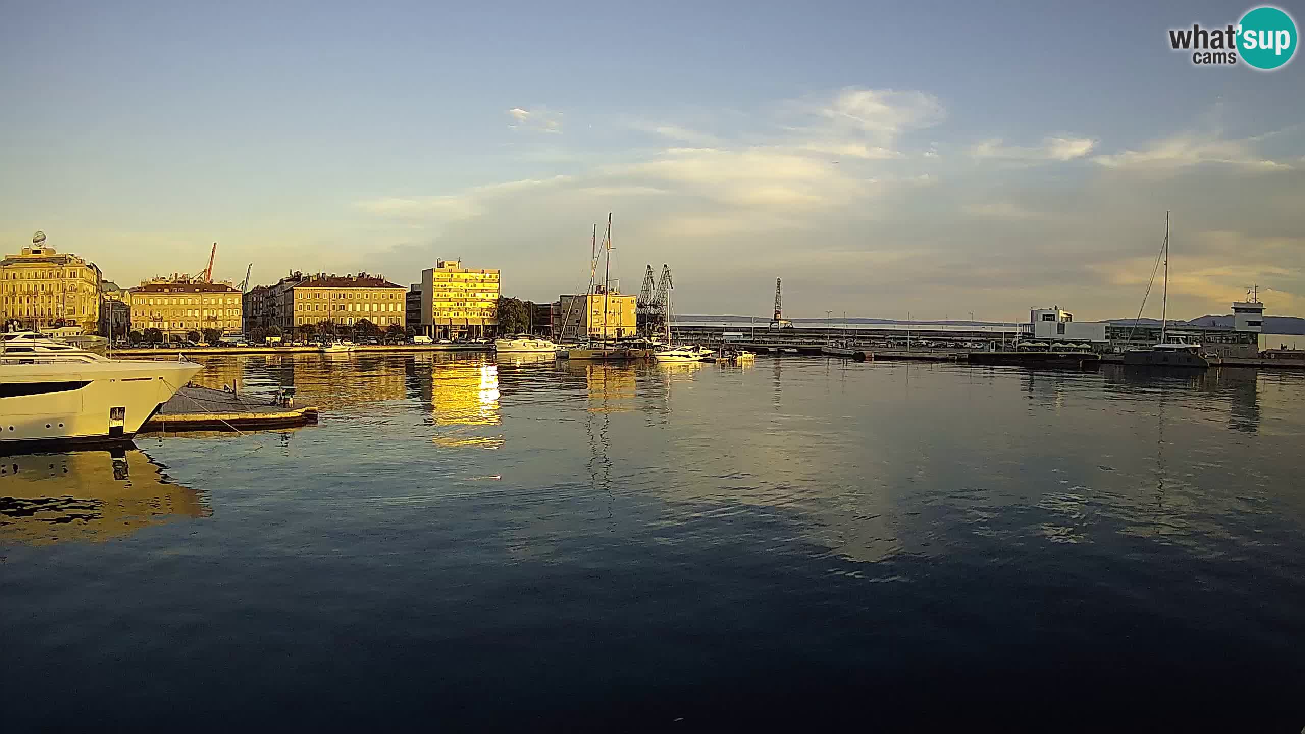 Botel Marina cámara web en vivo Rijeka