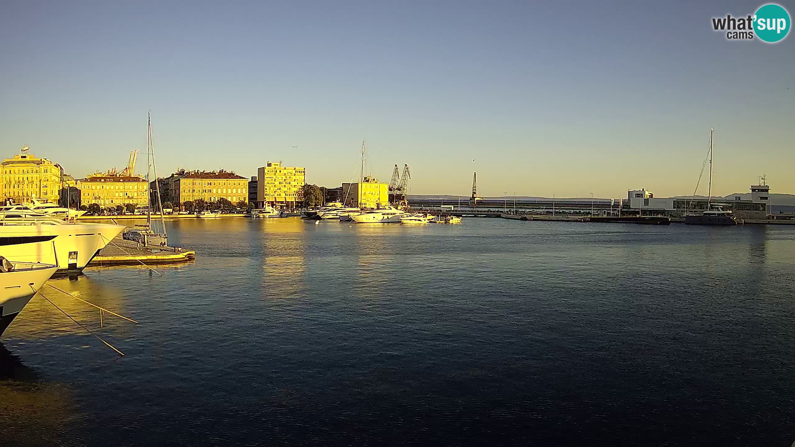 Botel Marina – Rijeka webcam