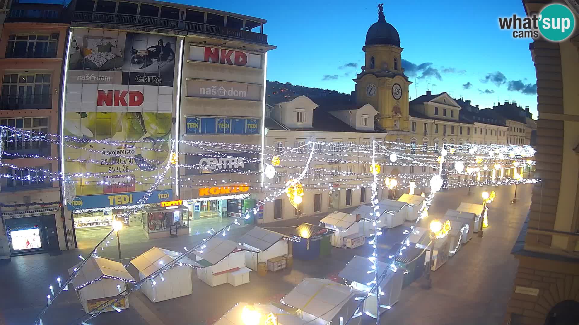 Rijeka – City Tower and Clock