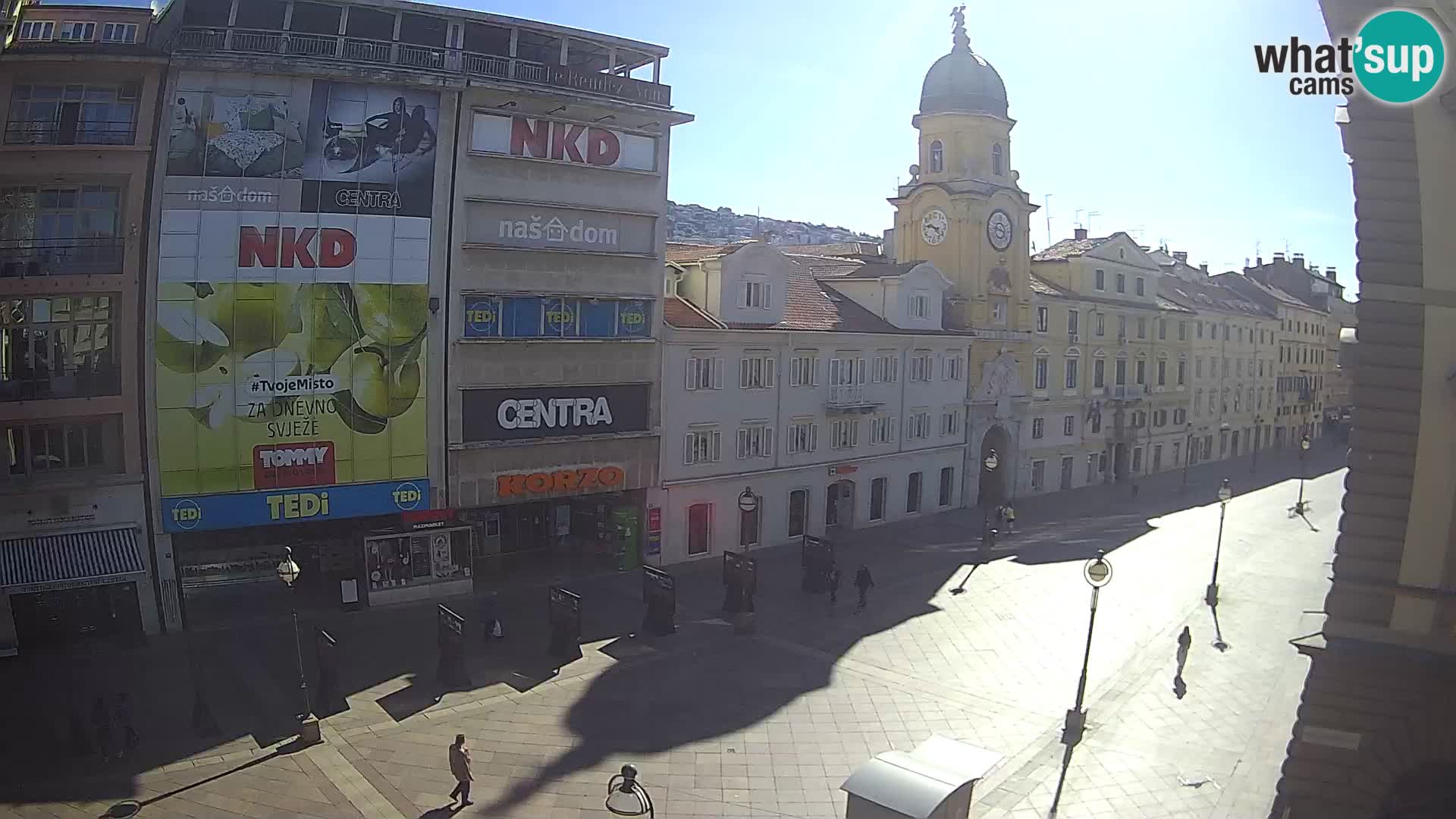 Reka – Mestni stolp z uro