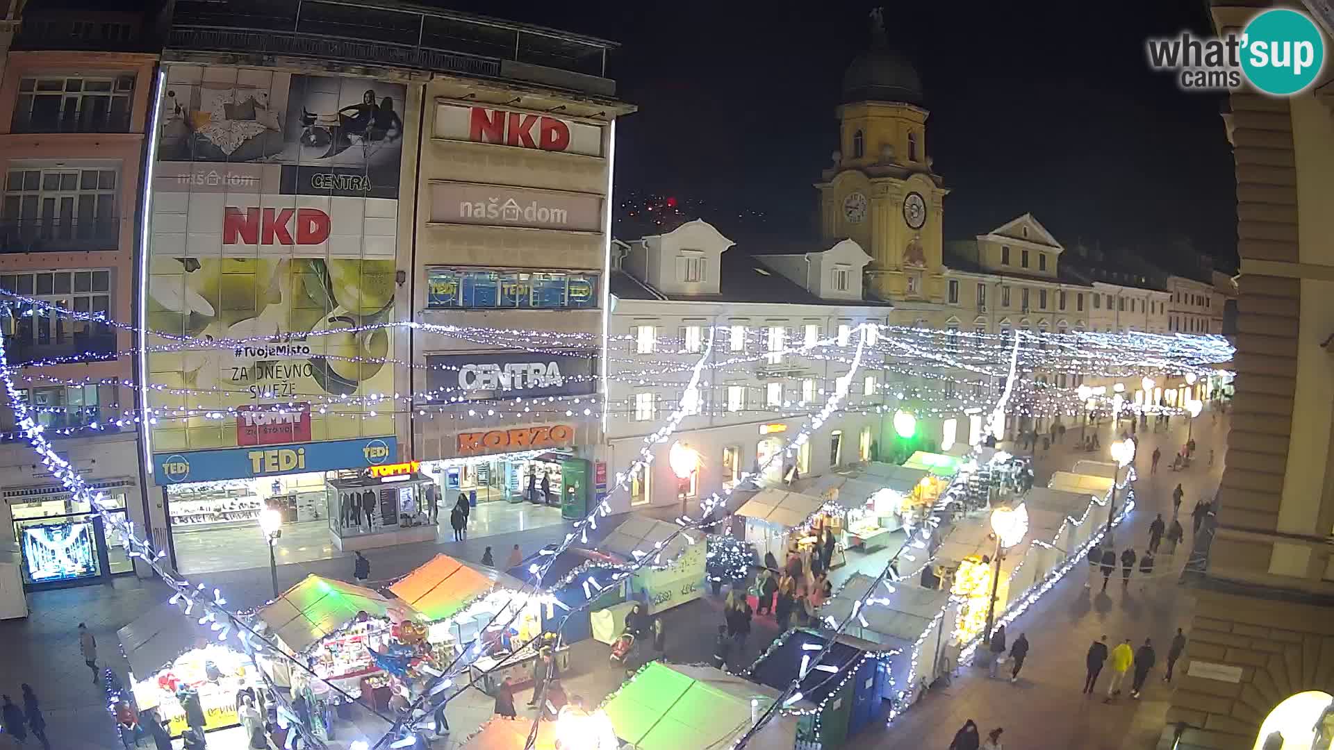 Reka – Mestni stolp z uro