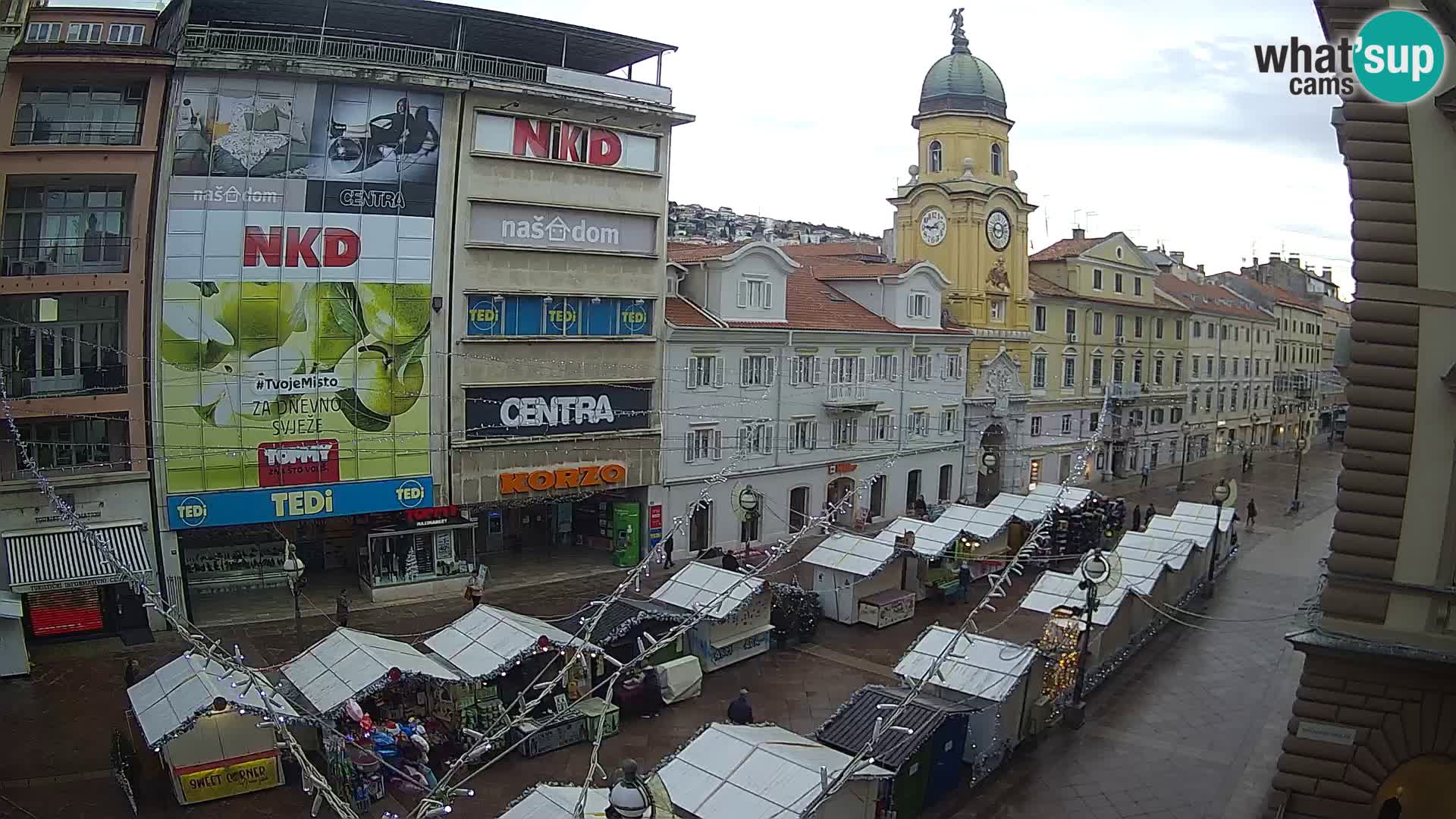 Reka – Mestni stolp z uro