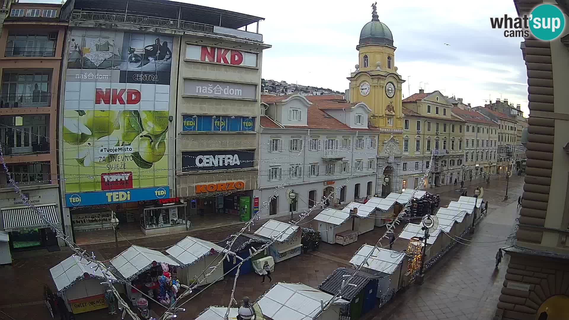 Reka – Mestni stolp z uro