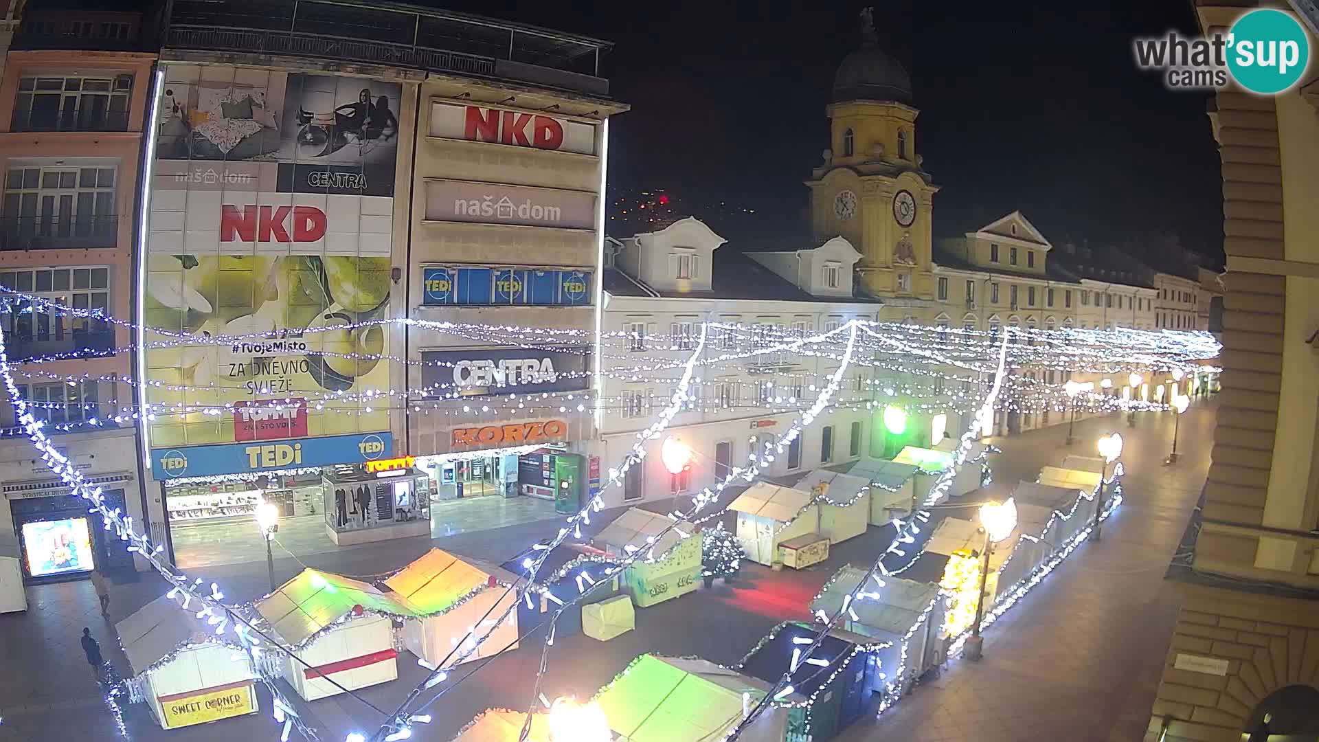 Reka – Mestni stolp z uro