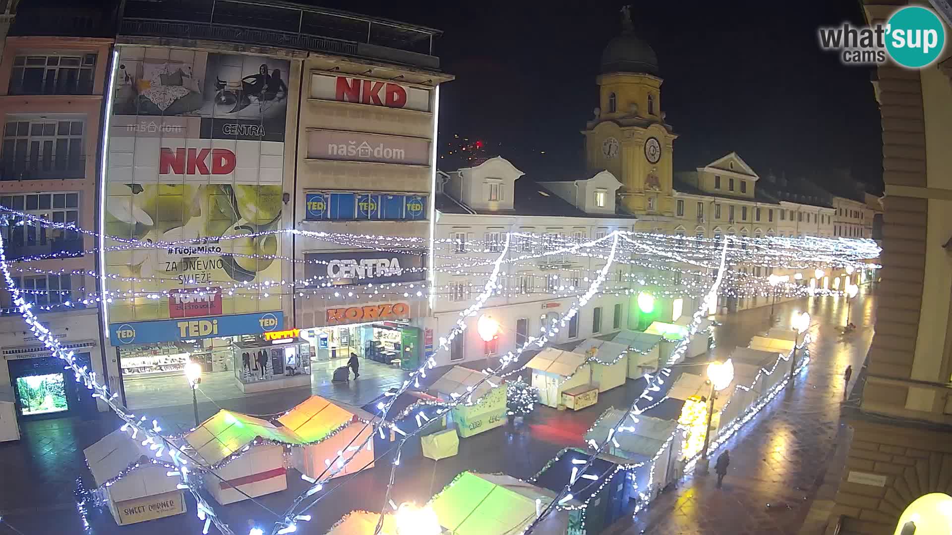 Reka – Mestni stolp z uro