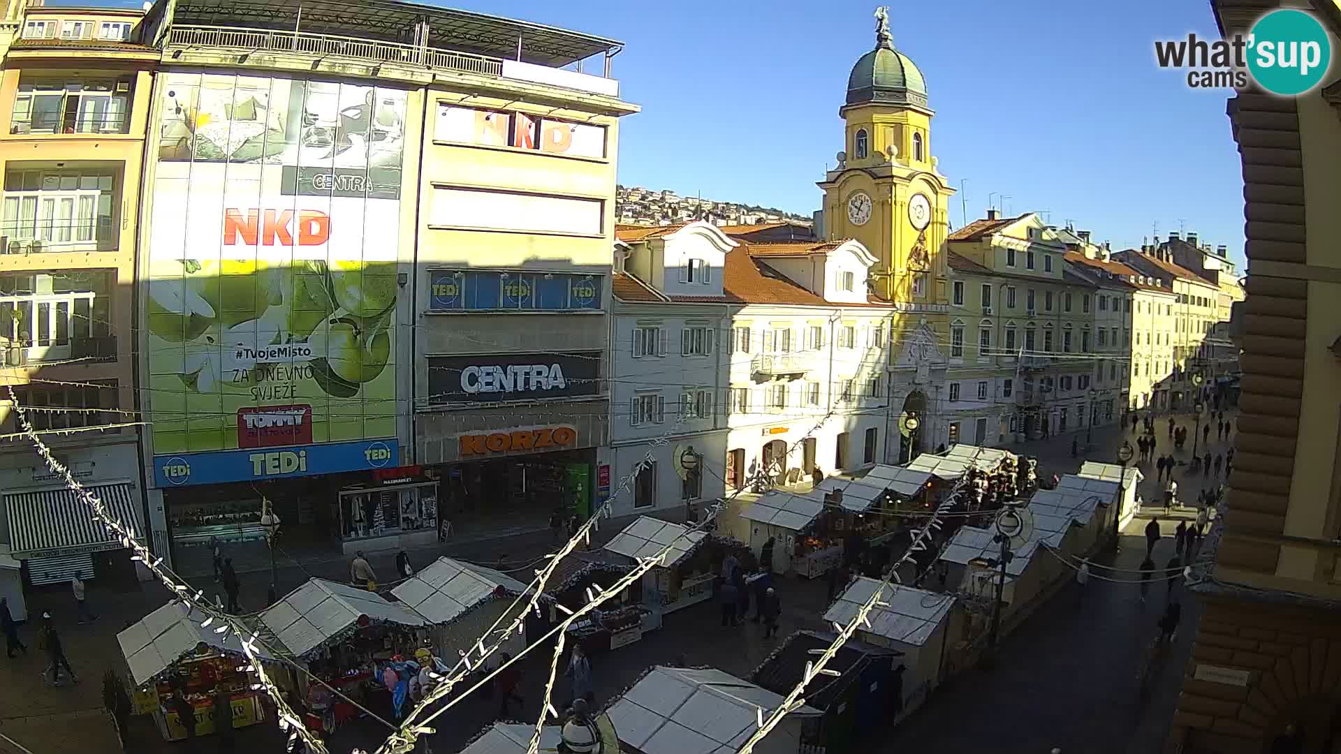 Reka – Mestni stolp z uro