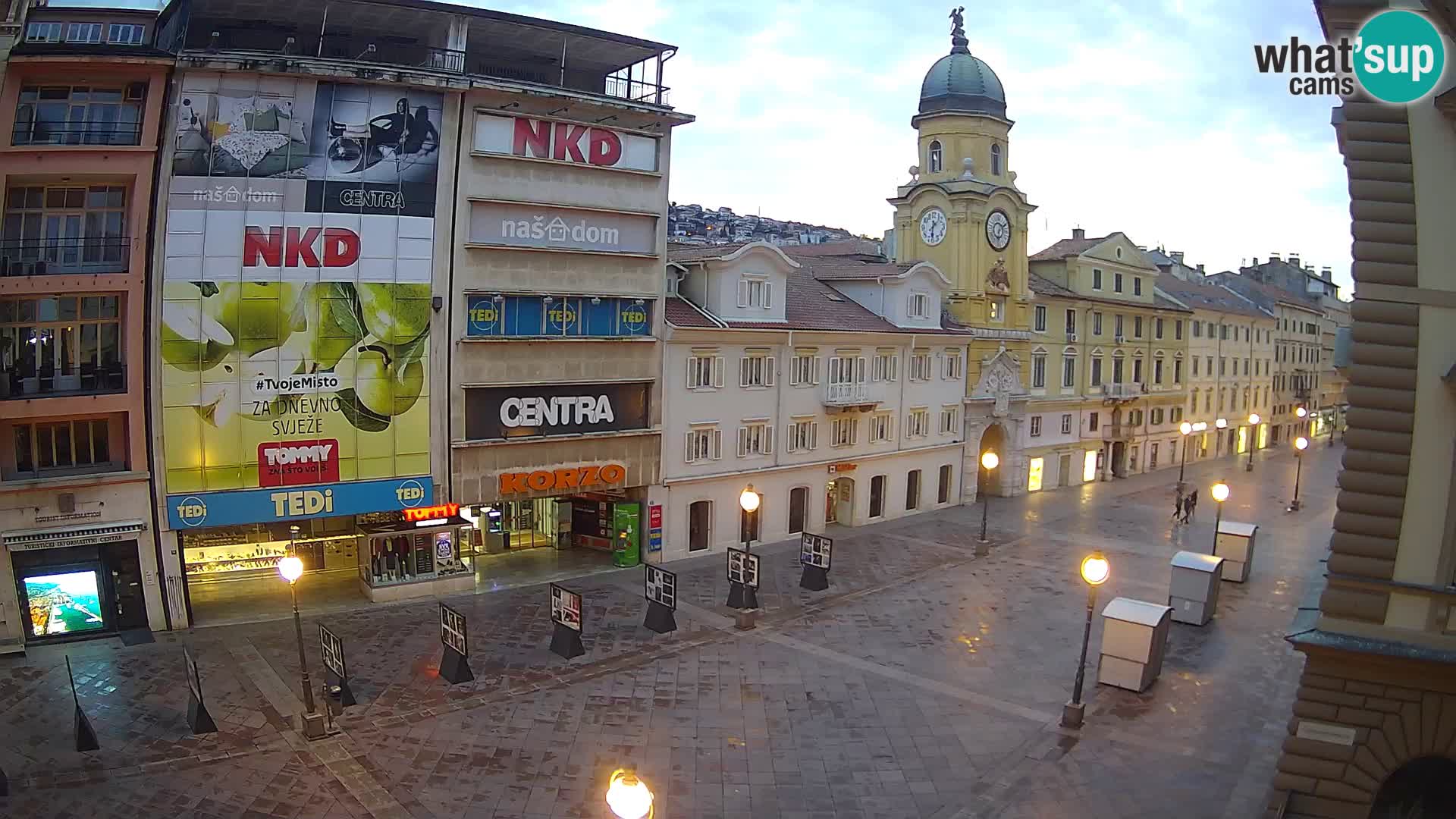 Reka – Mestni stolp z uro