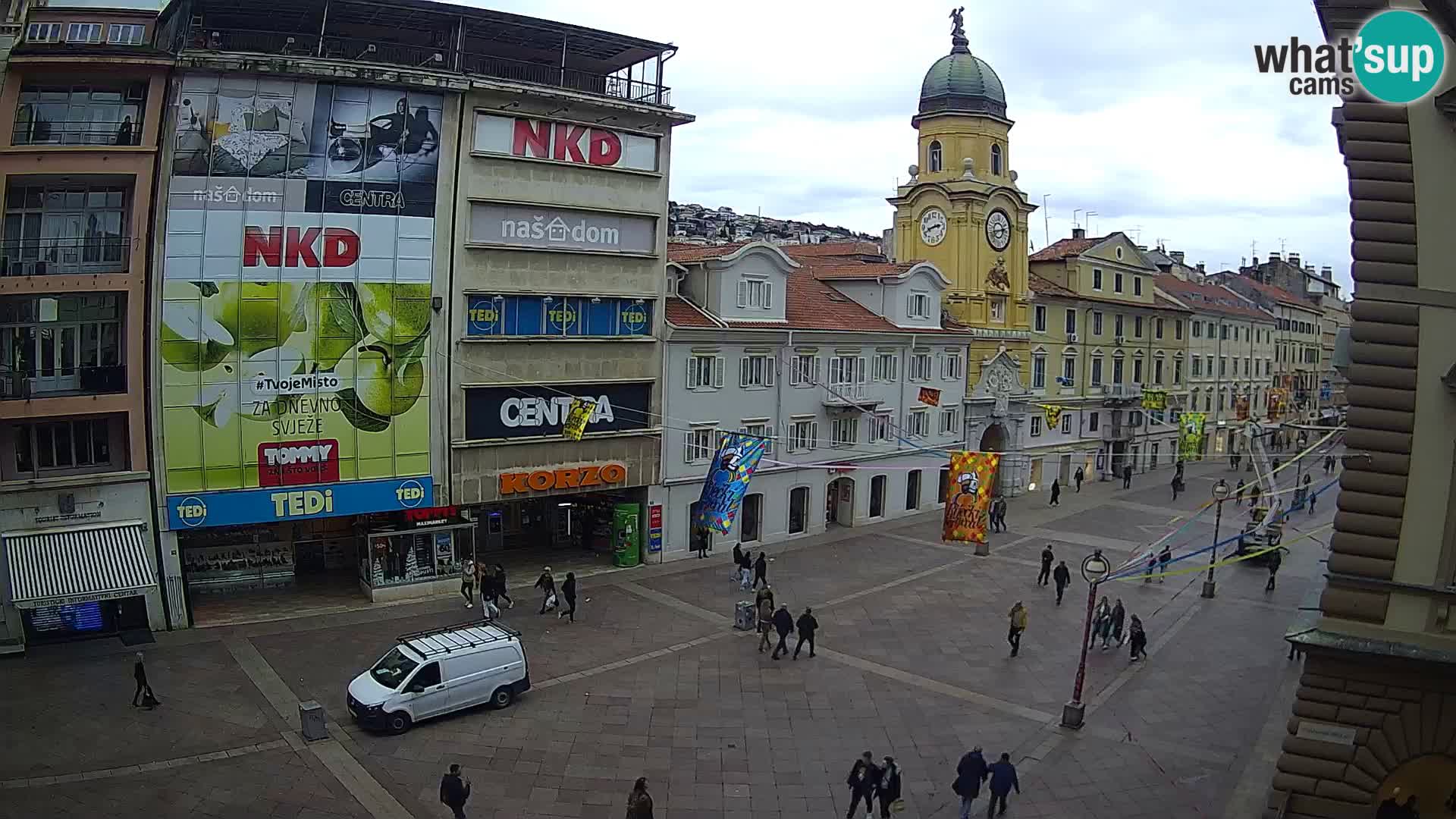 Reka – Mestni stolp z uro