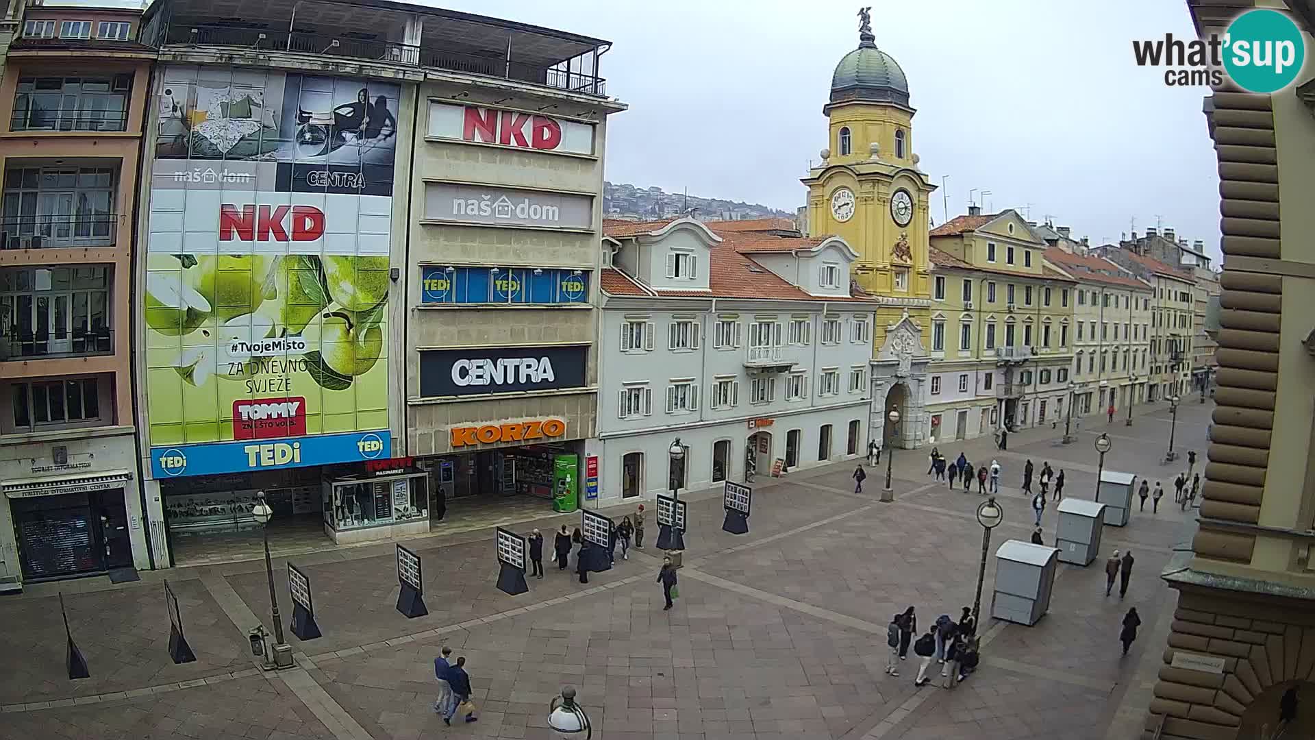 Reka – Mestni stolp z uro