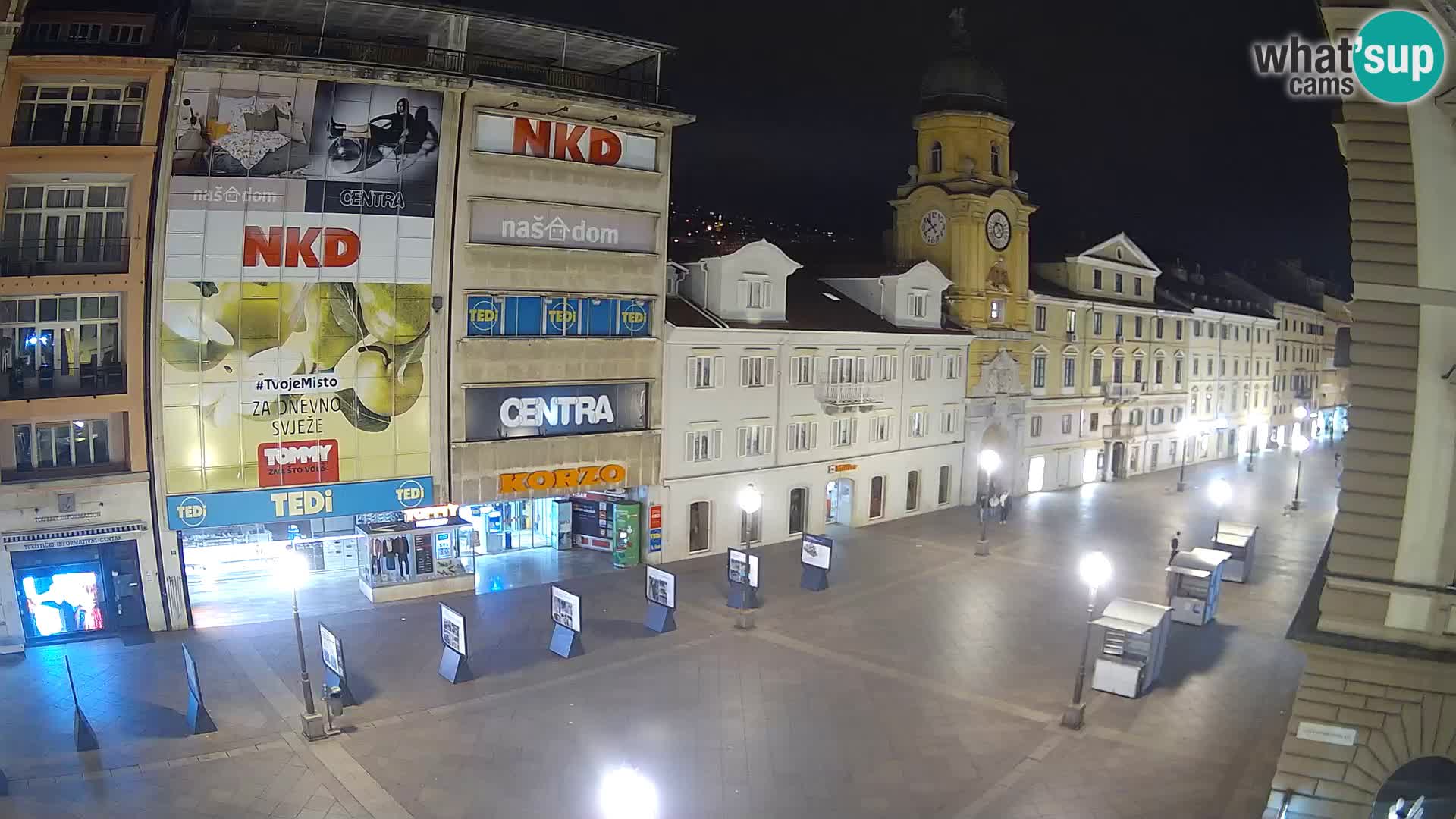 Reka – Mestni stolp z uro