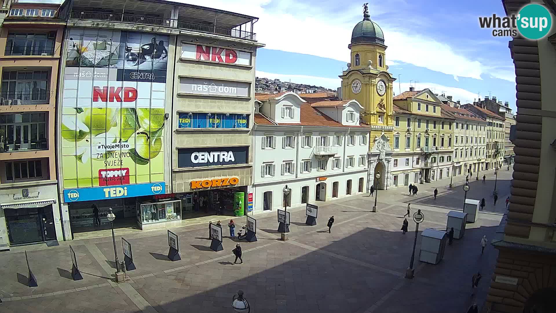 Reka – Mestni stolp z uro