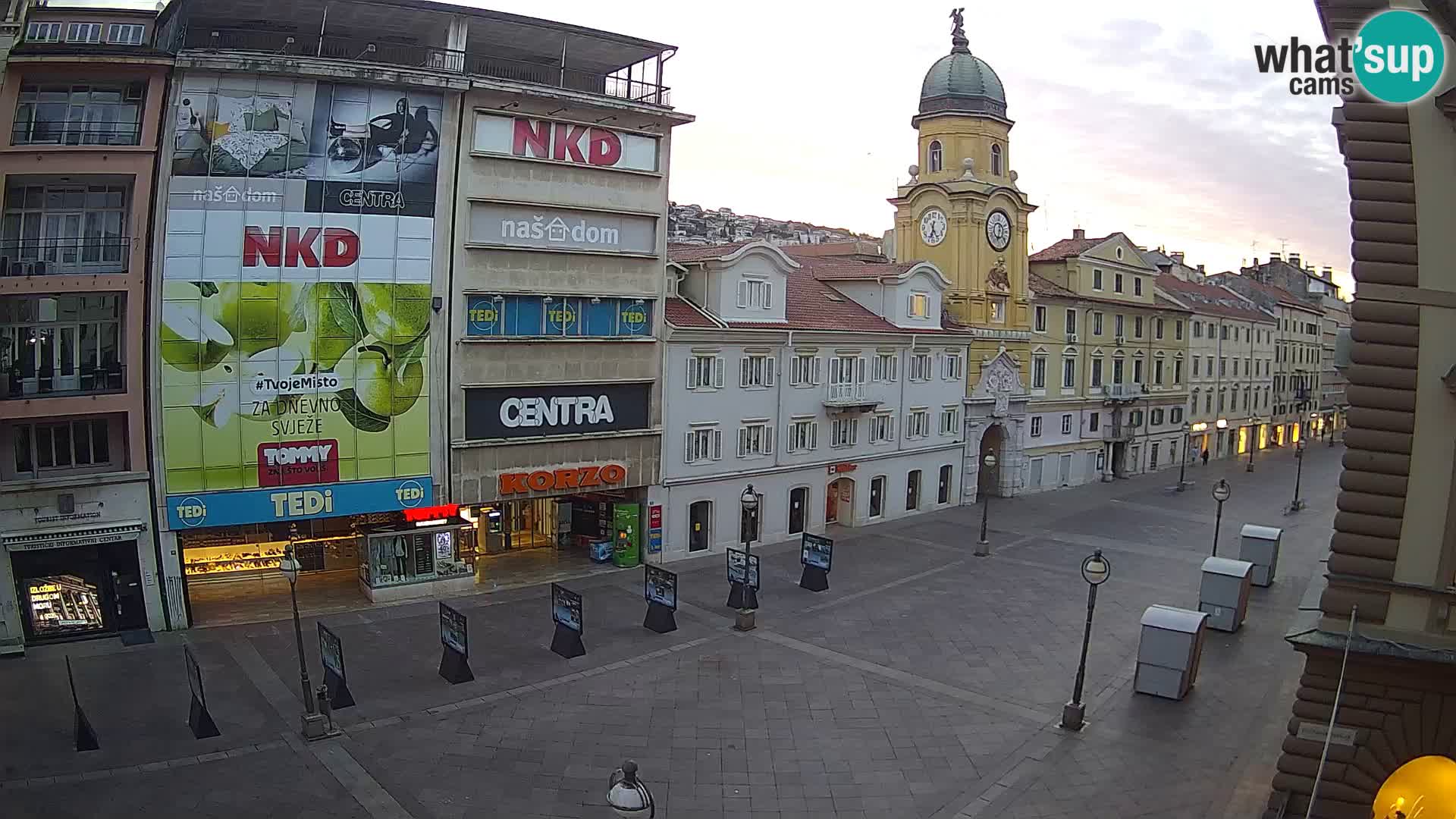 Reka – Mestni stolp z uro