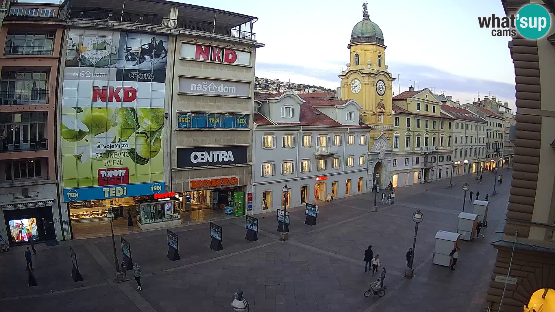 Reka – Mestni stolp z uro