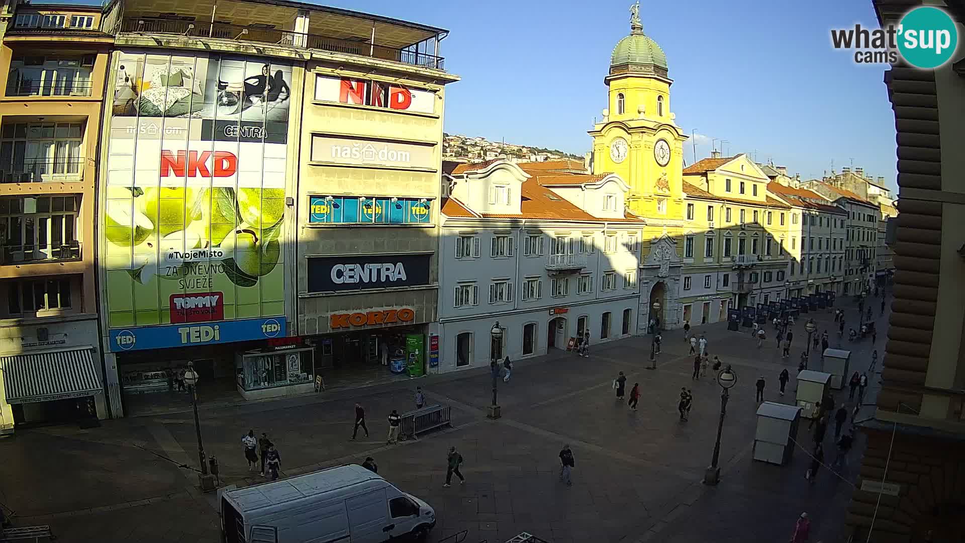 Reka – Mestni stolp z uro