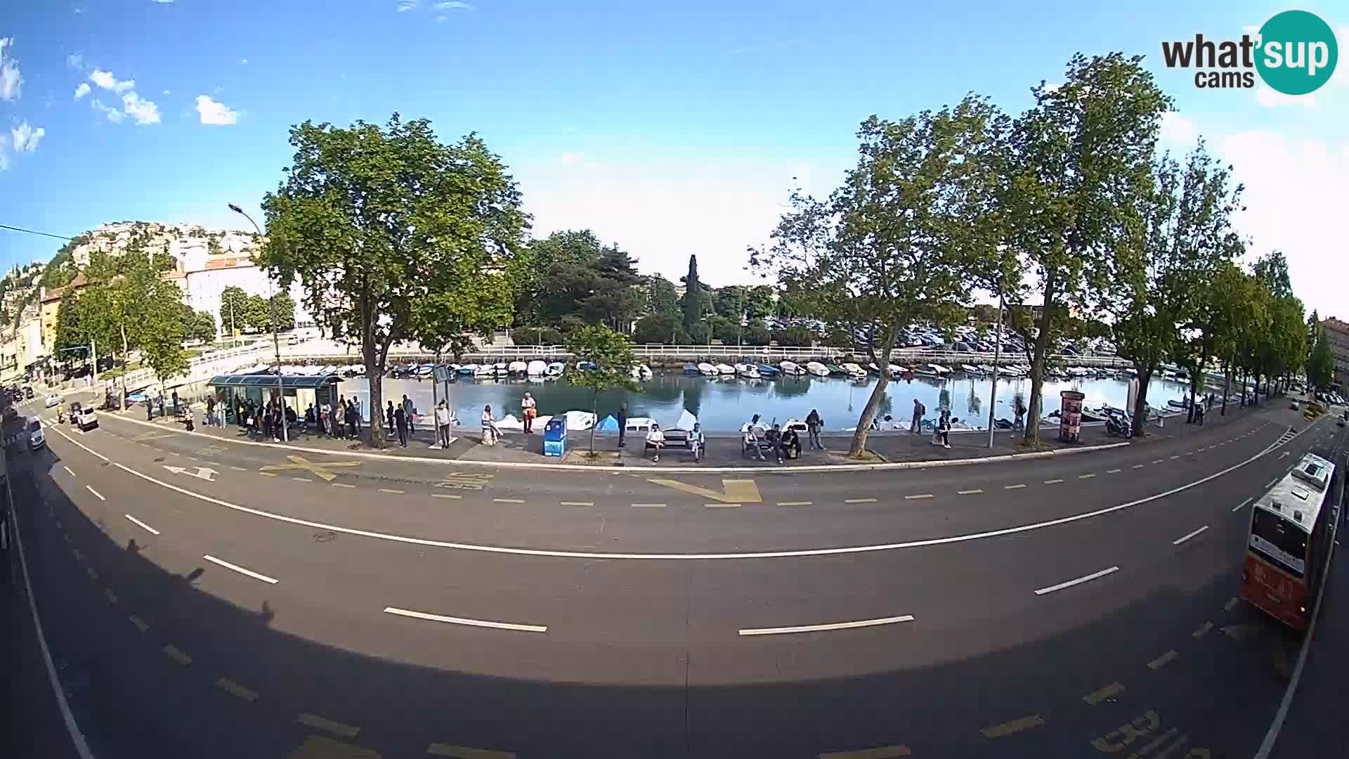 Rijeka –  La vista de Trsat y de Sušak