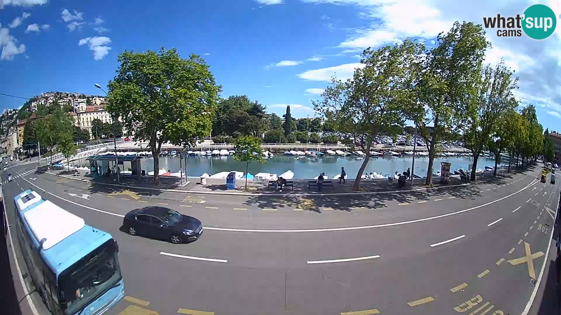 Rijeka –  La vue de Trsat et Sušak